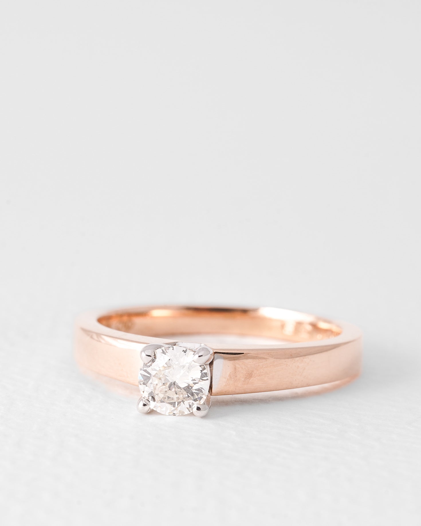 Fleur | 14K Rosé Goud Briljant (0.38ct) Solitaire Ring