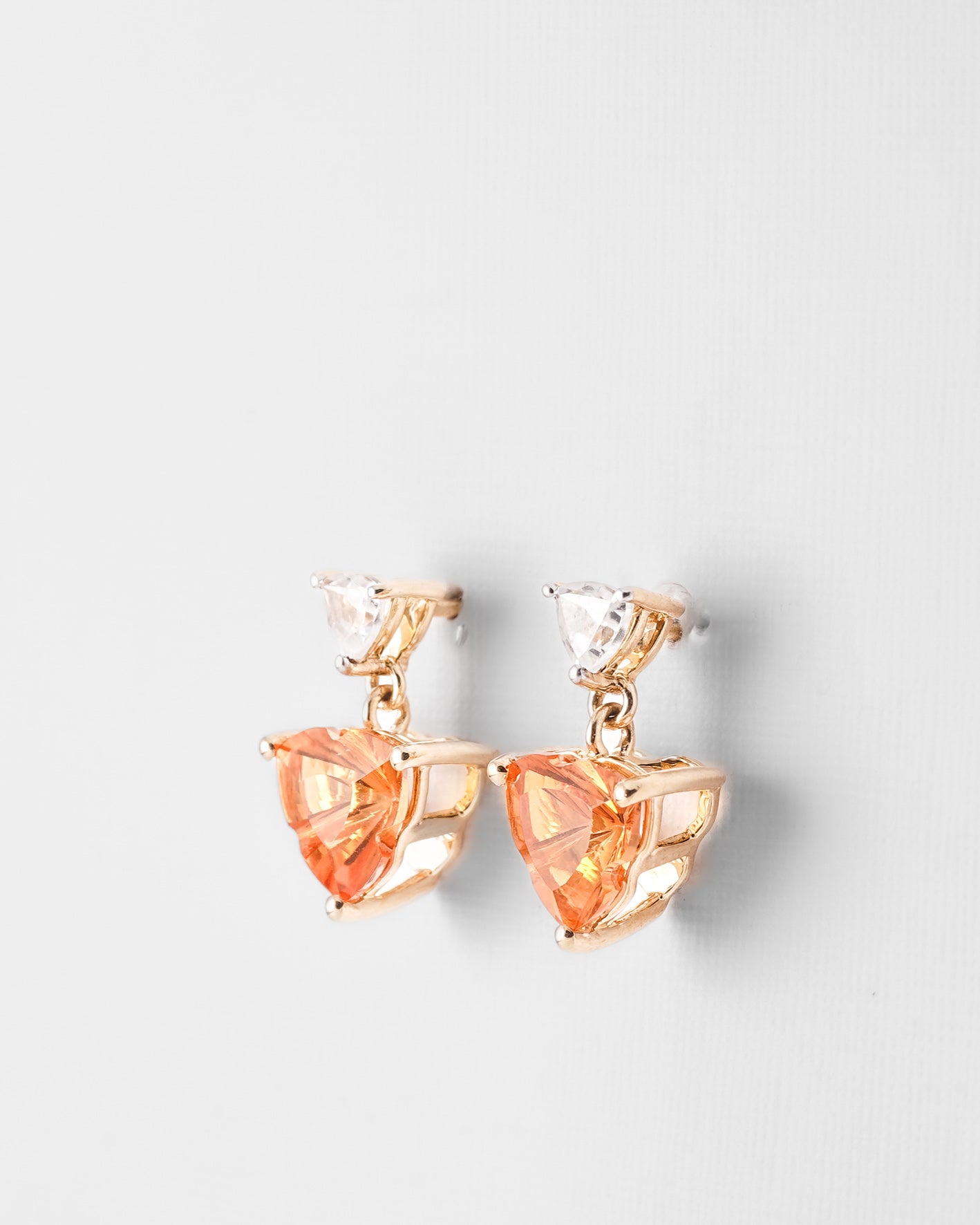 Ori | Vintage Topaas & Witte Saffier Oorbellen