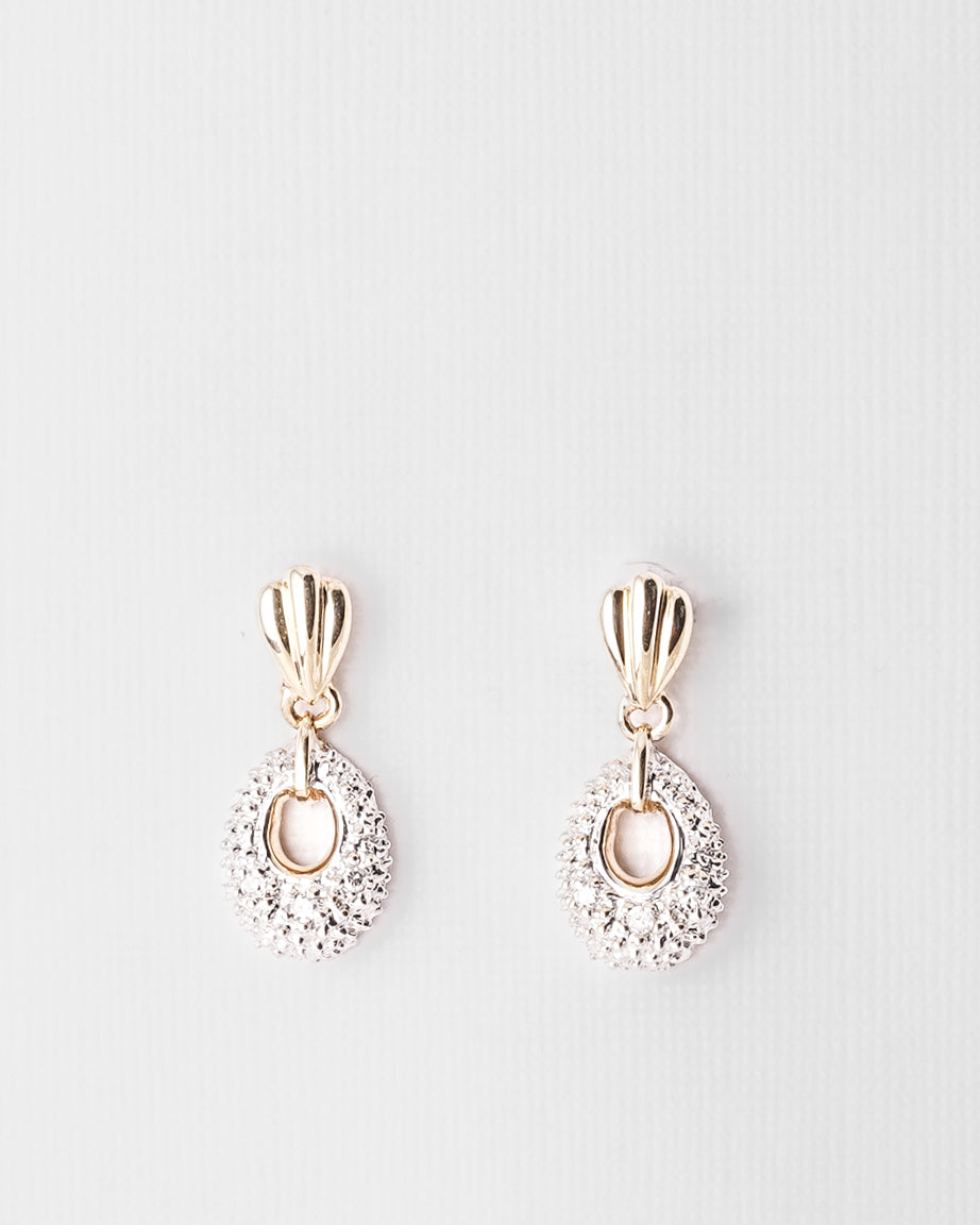 Nira | Vintage Diamant Oorbellen