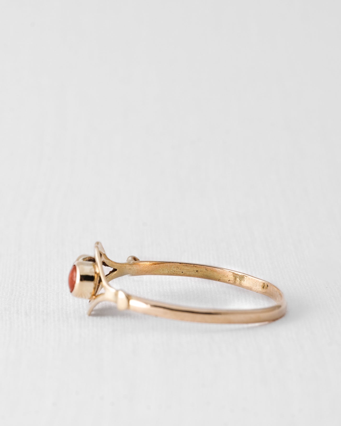 Sian | 14K Briljant & Granaat Filigree Ring