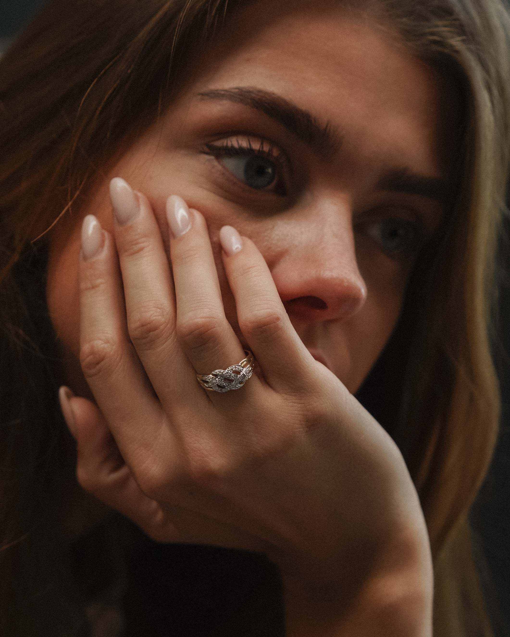 Melina | Vintage Diamant Knoop Ring