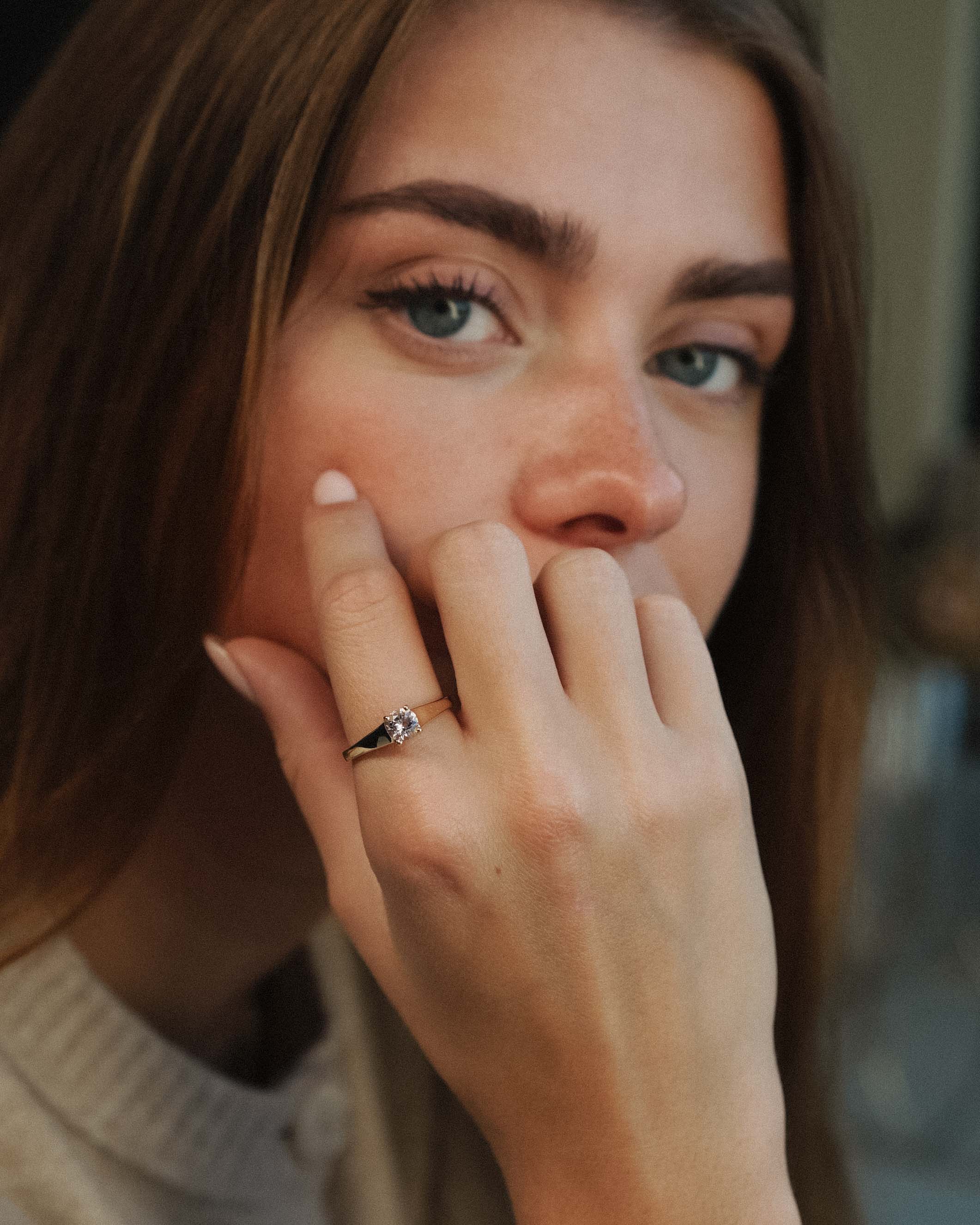 Marilise | Vintage Morganiet Solitair Ring