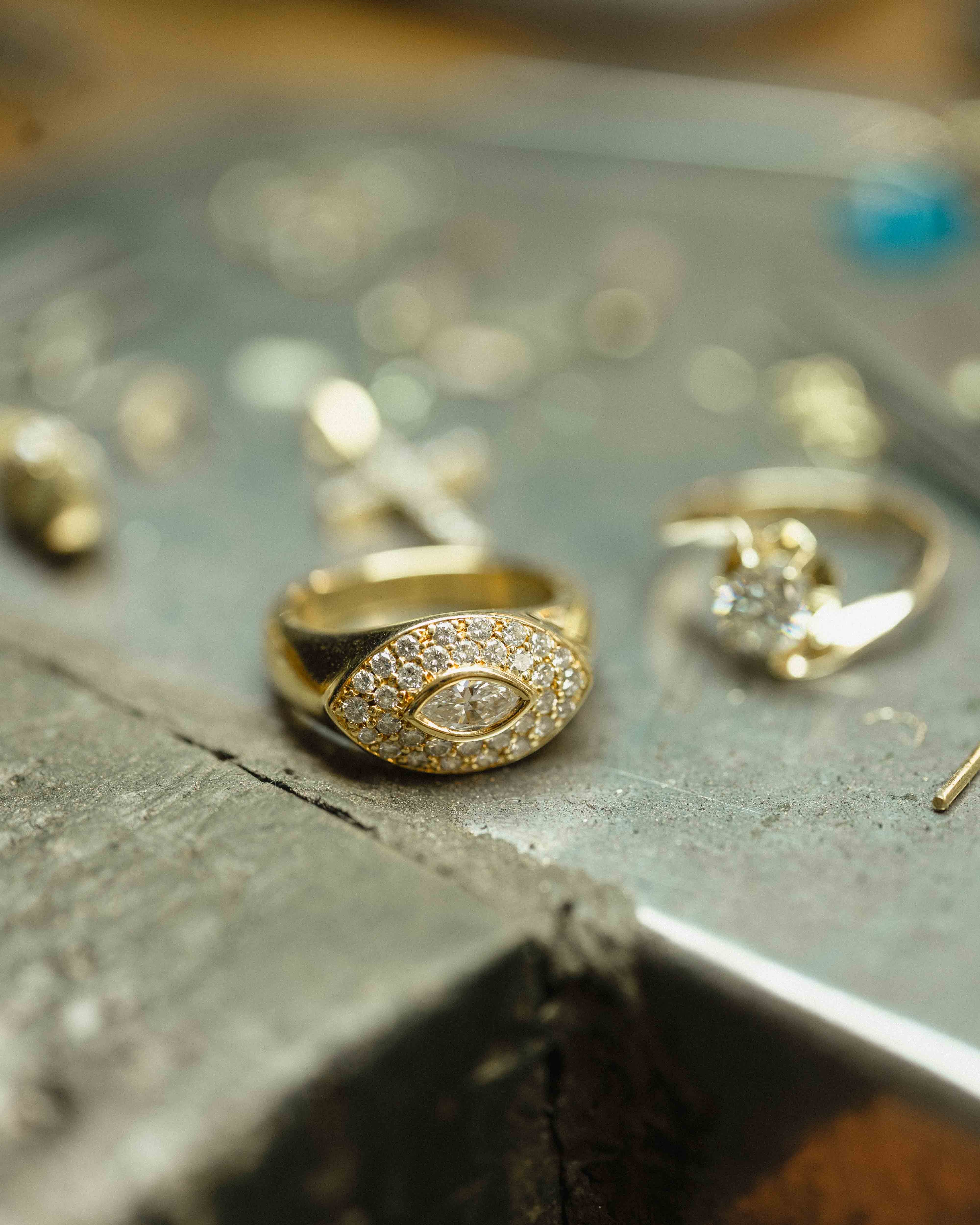 Eleonora | 18K Yellow Gold Brilliant (1ct) Eye Ring