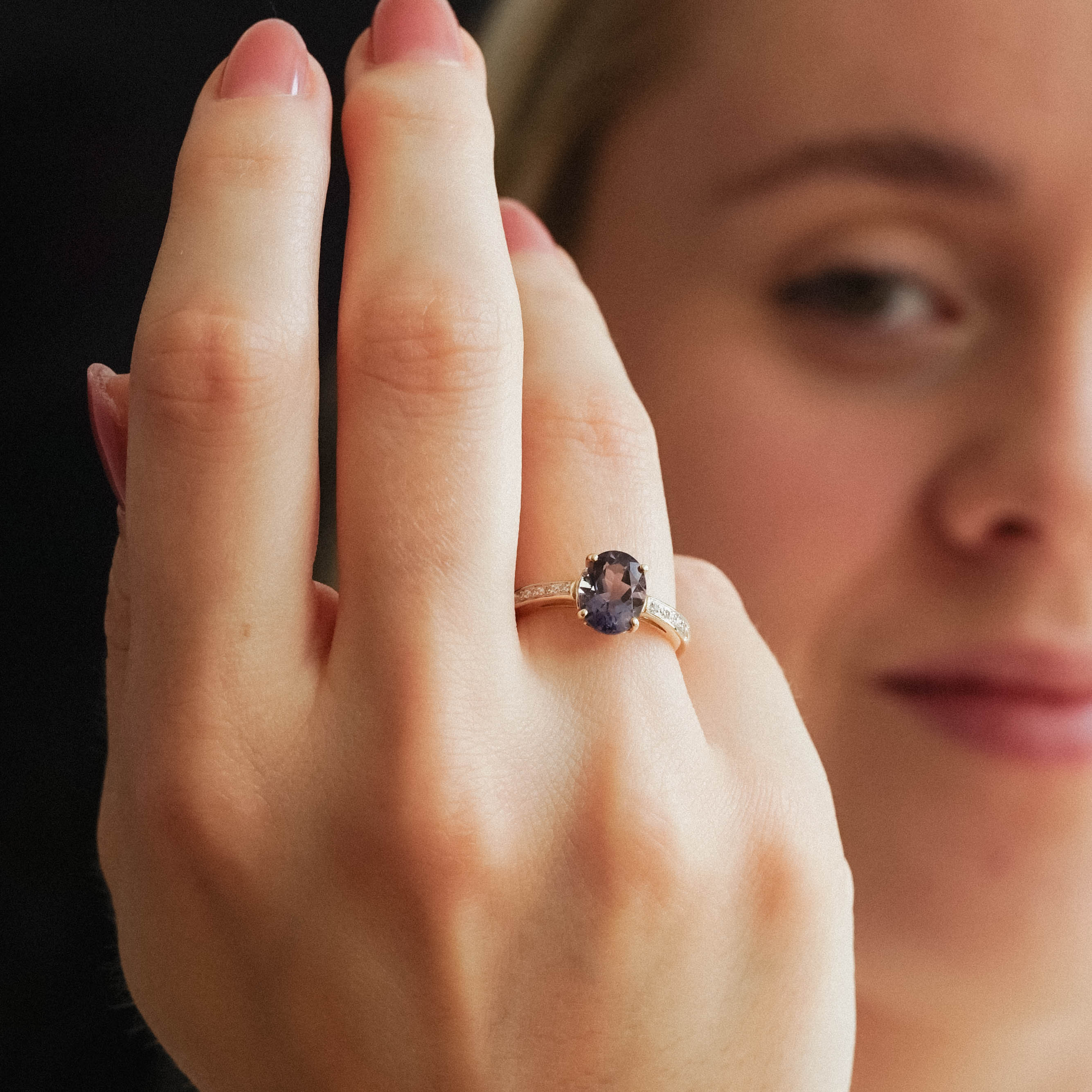 Lolita| Vintage Ioliet en Diamant ring