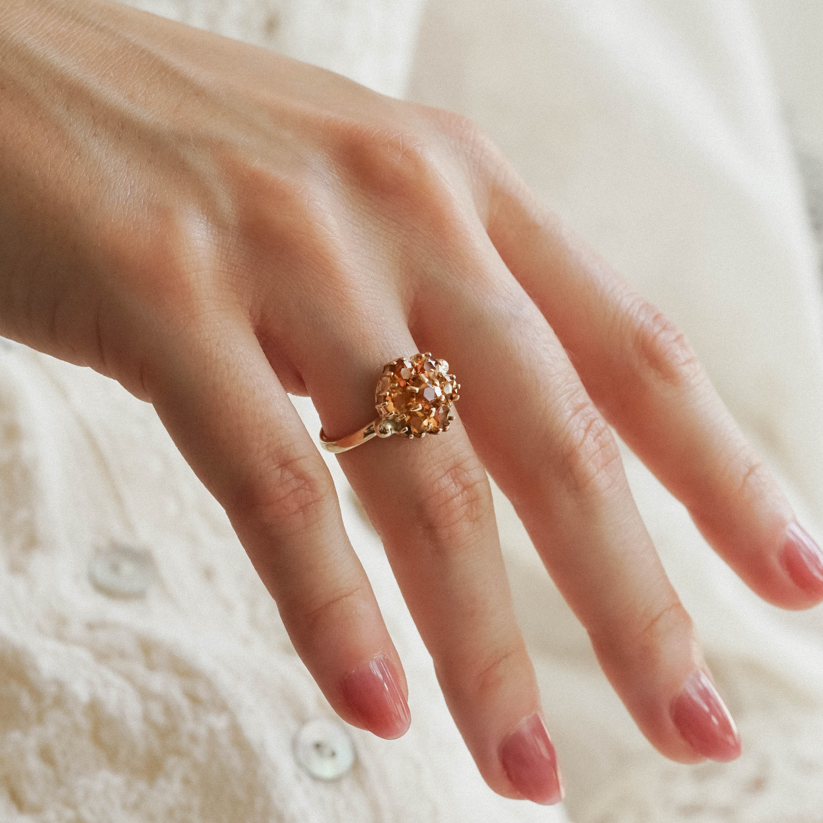 Brigitte | Vintage Citrine Ring