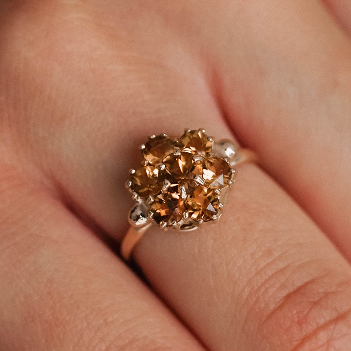 Brigitte | Vintage Citrien ring