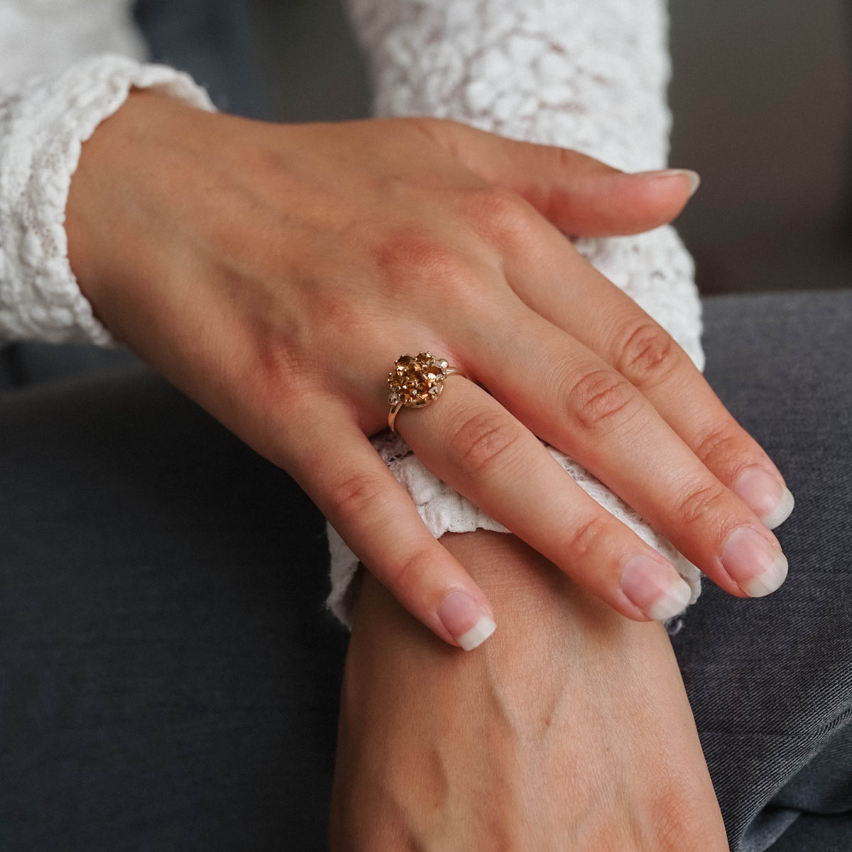 Brigitte | Vintage Citrien ring