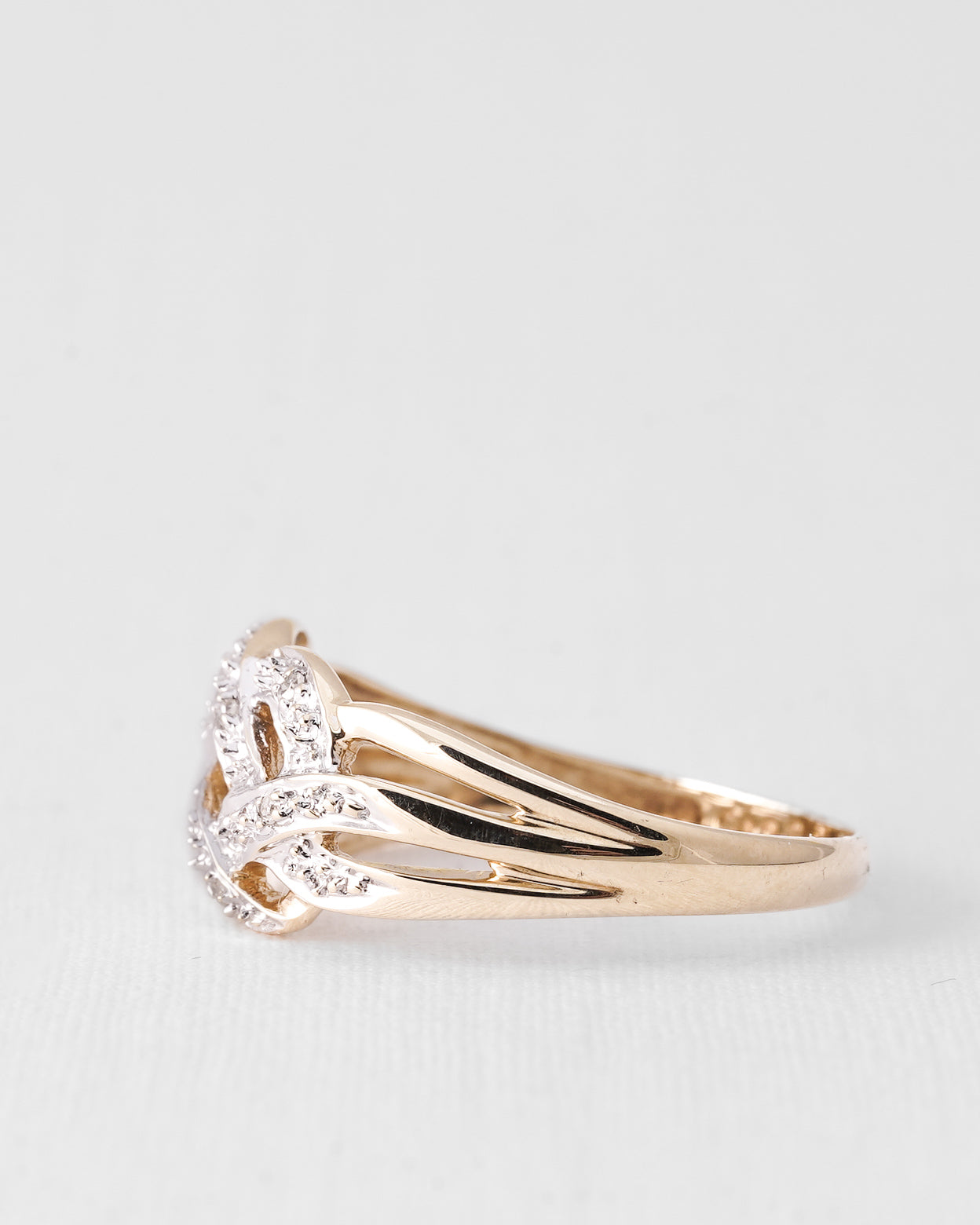 Melina | Vintage Diamant Knoop Ring