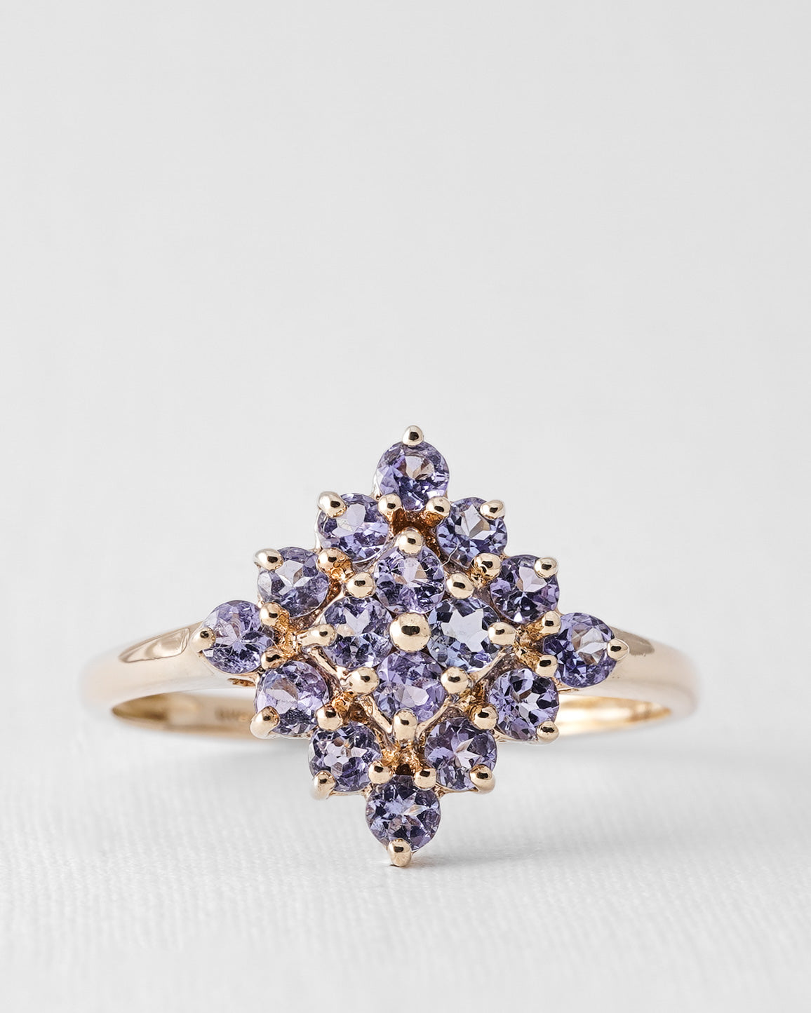 Marena | Vintage Tanzaniet Cluster Ring