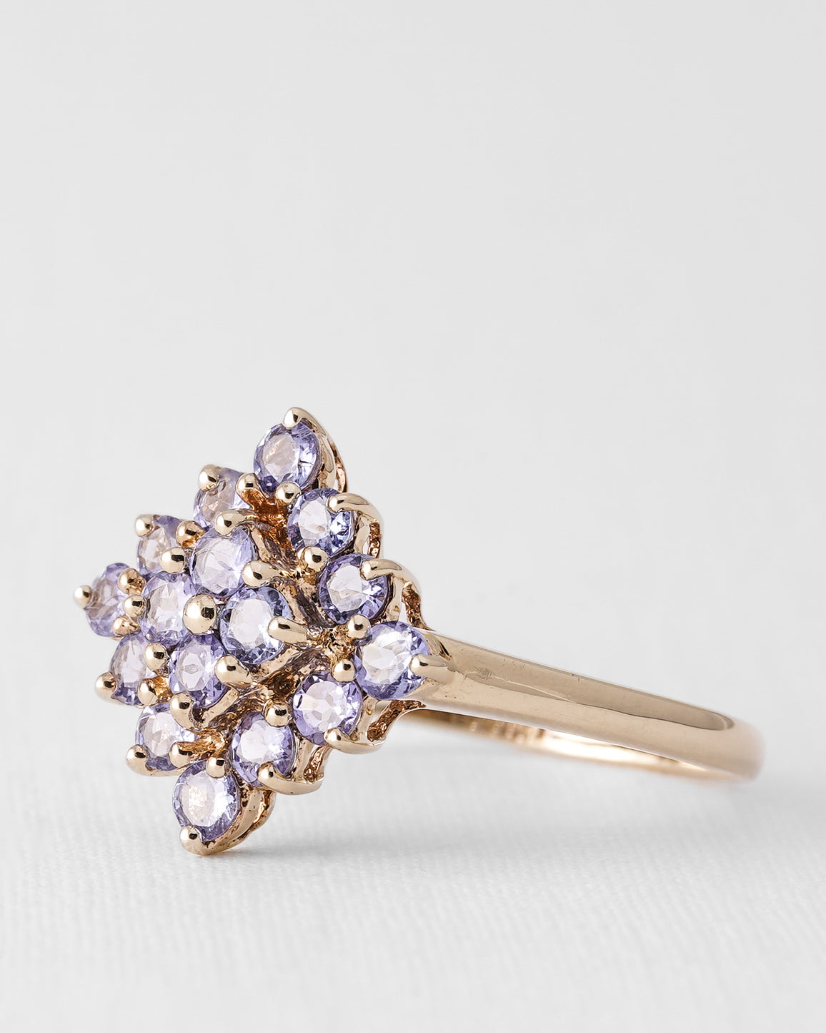 Marena | Vintage Tanzaniet Cluster Ring