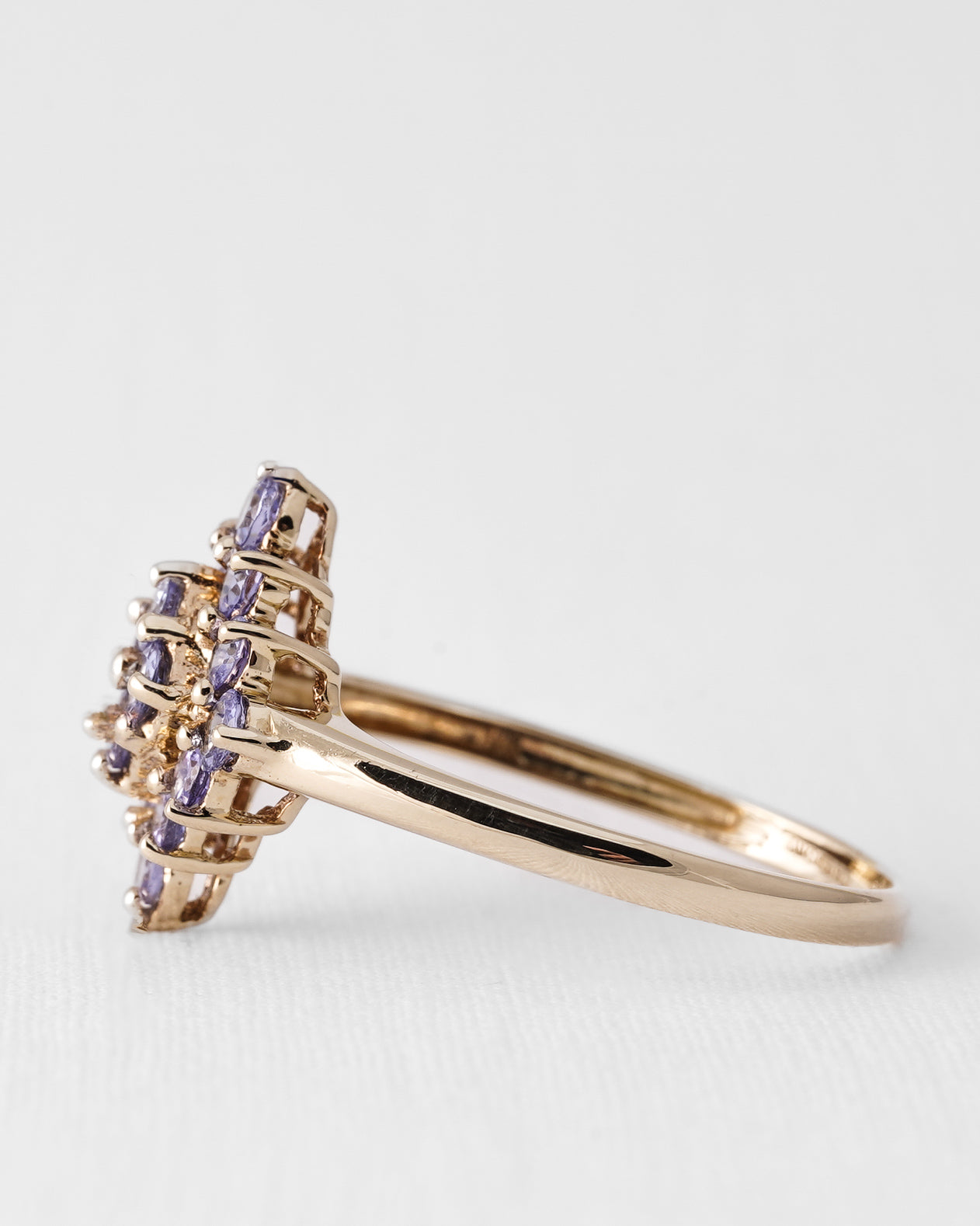 Marena | Vintage Tanzaniet Cluster Ring