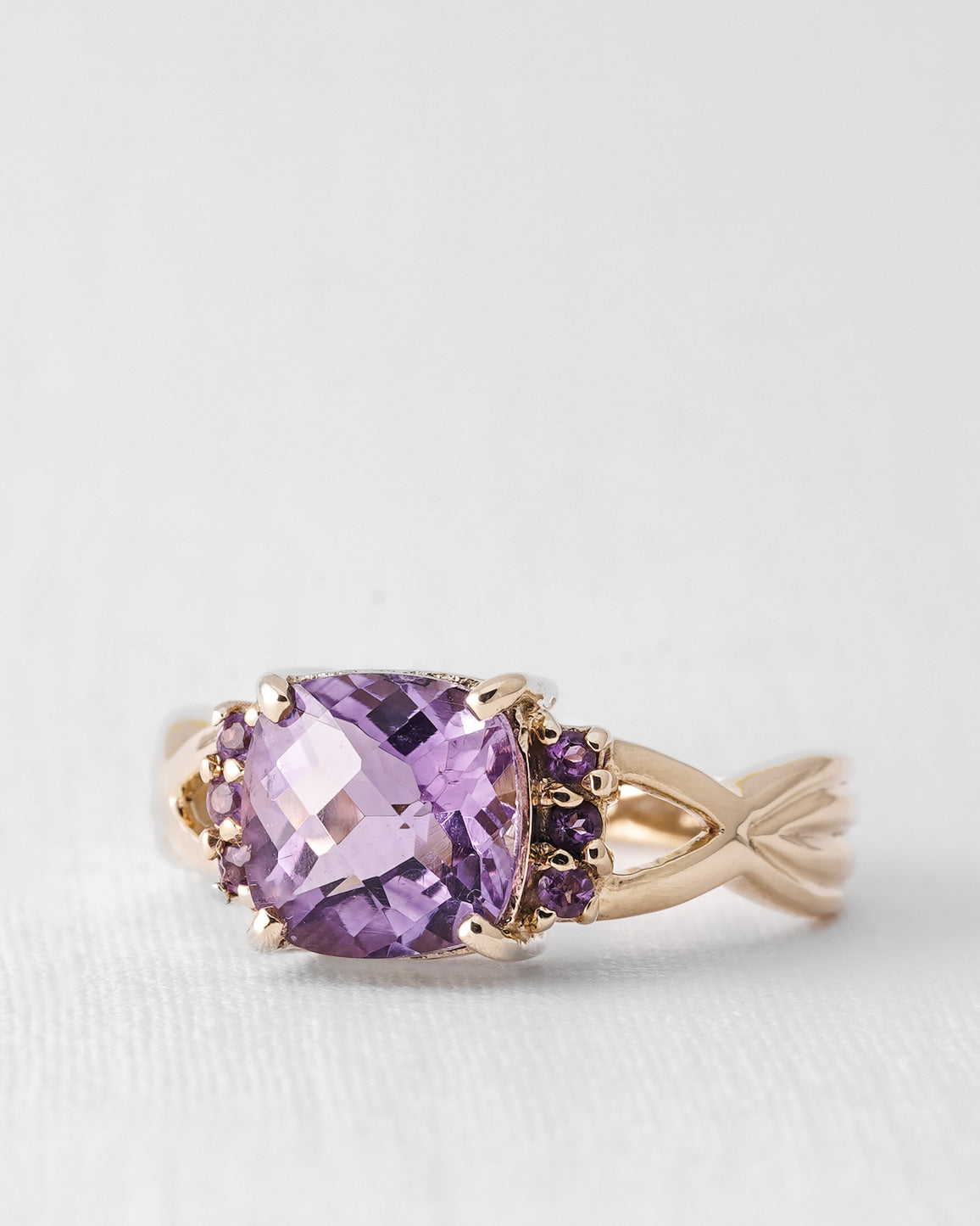 Alira | Vintage Amethist Accentstenen Ring