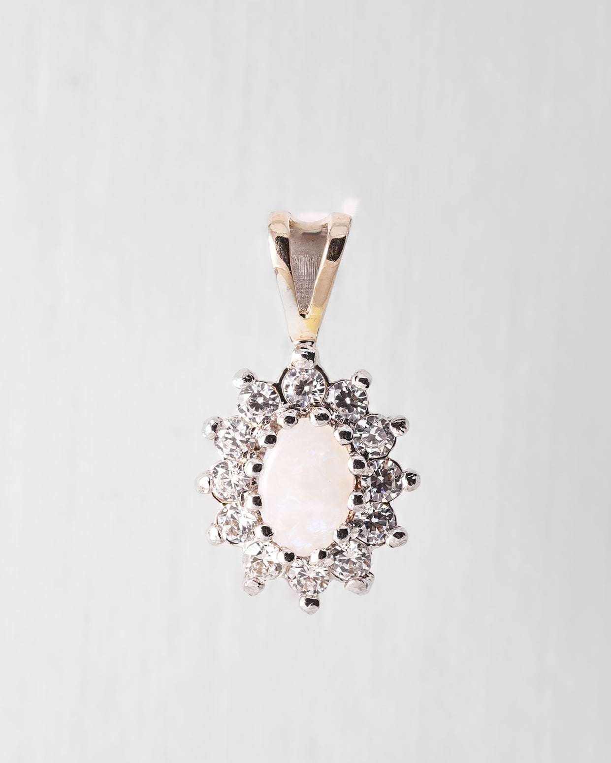 Seliora | Vintage Opaal & CZ Hanger