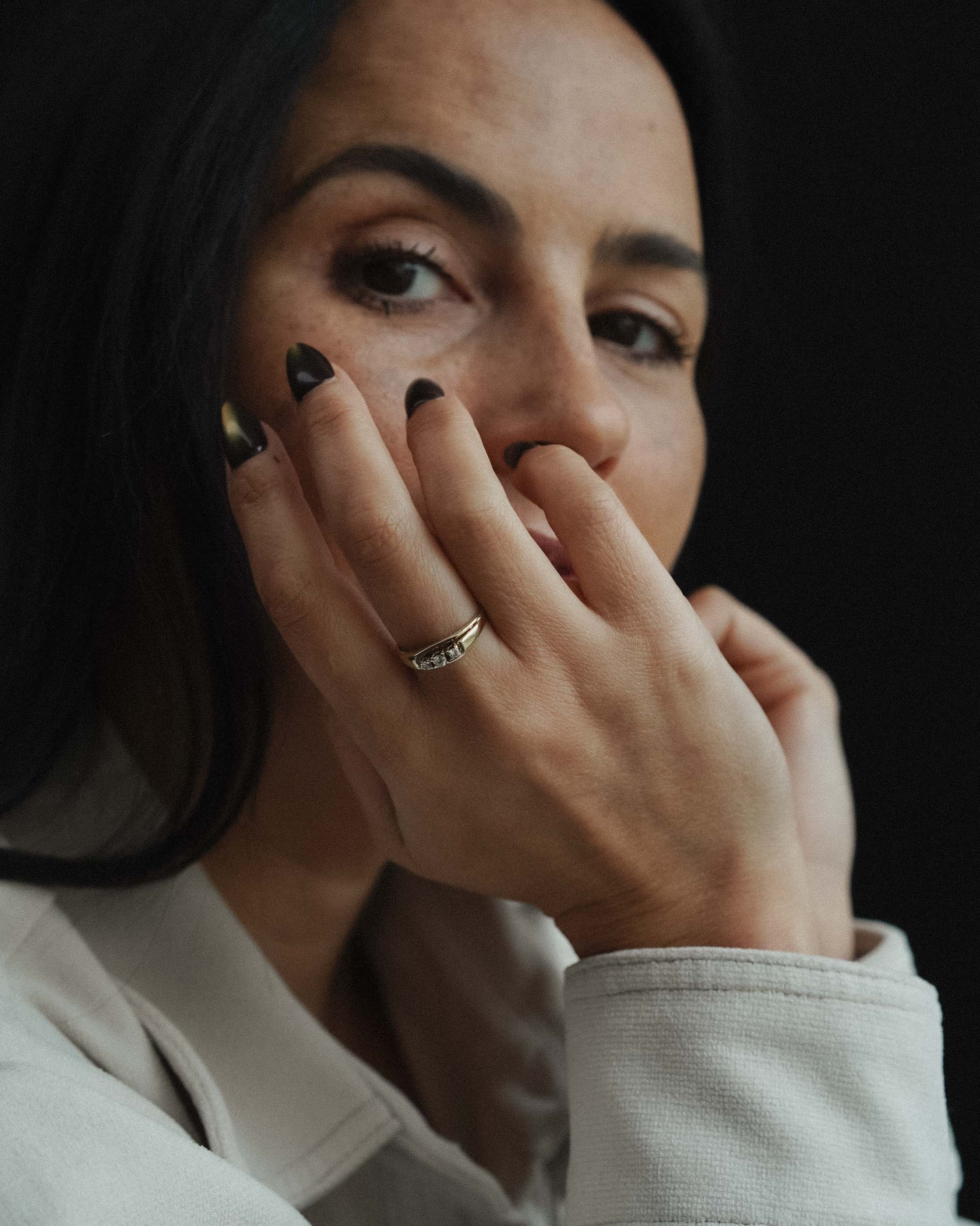 Mavi | 14K Briljant (0.04ct) Band Ring