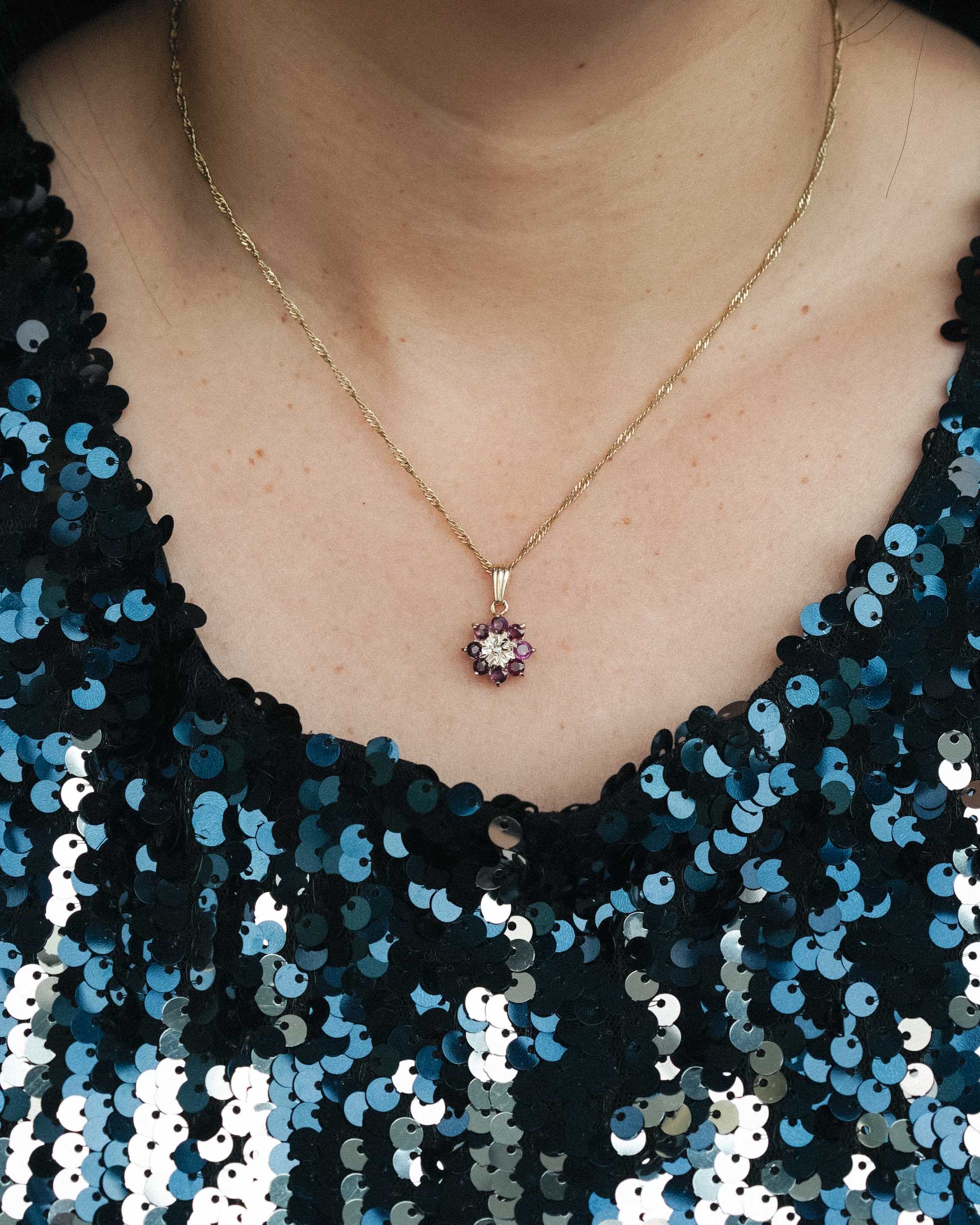 Liorenna | Vintage Robijn & Diamant Hanger