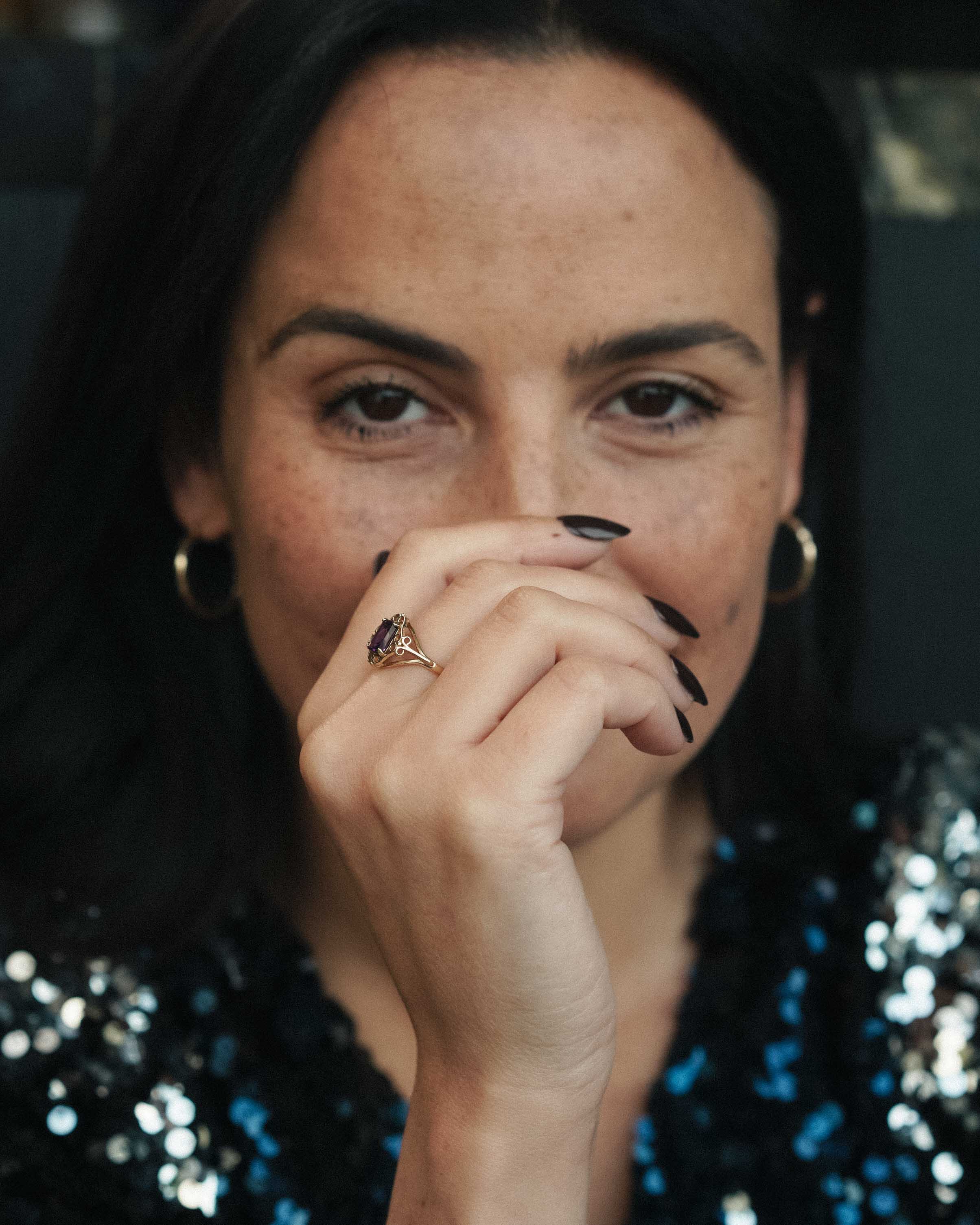 Romy | Vintage Amethist Dress Ring