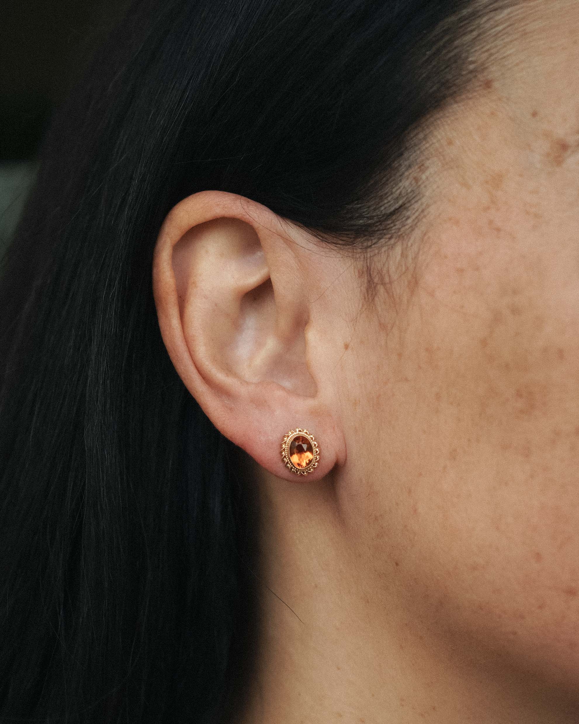 Serenelle | Vintage Citrien Oorbellen