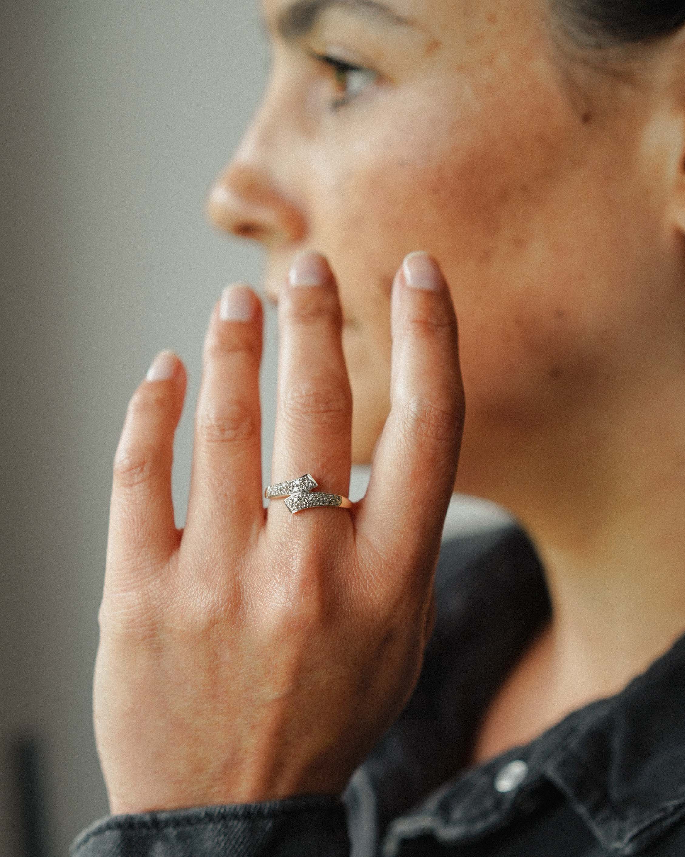 Delara | Vintage Diamant Cluster Ring