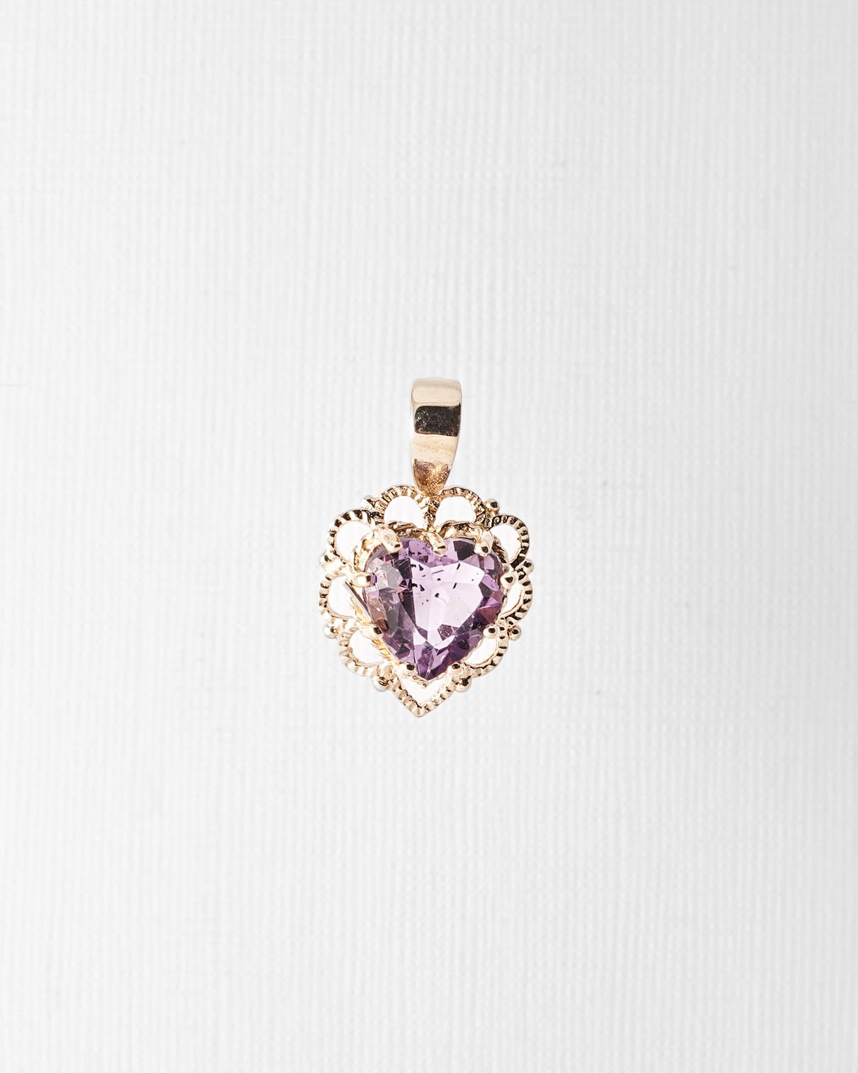 Mire | Vintage Amethist Hart hanger