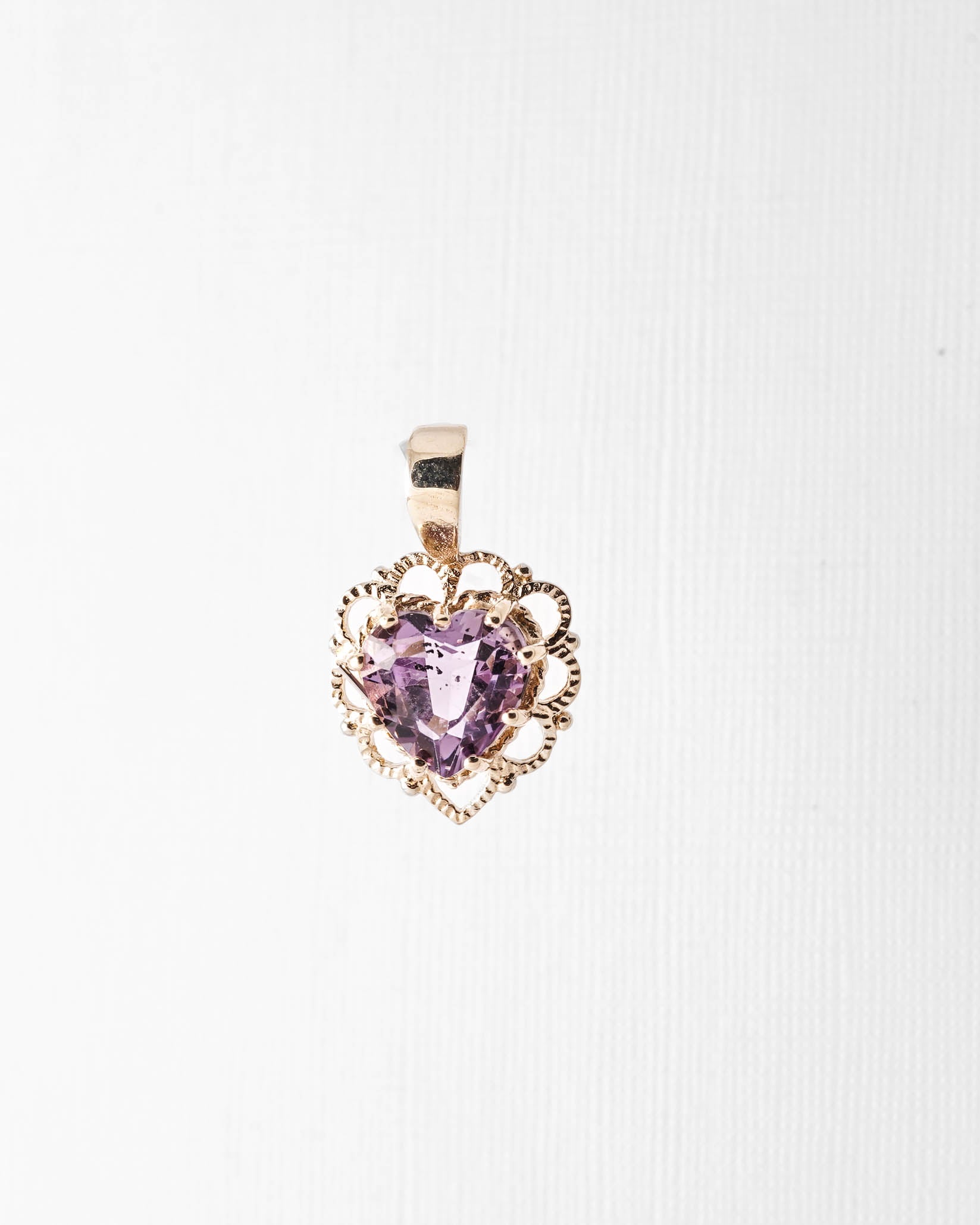 Mire | Vintage Amethist Hart hanger