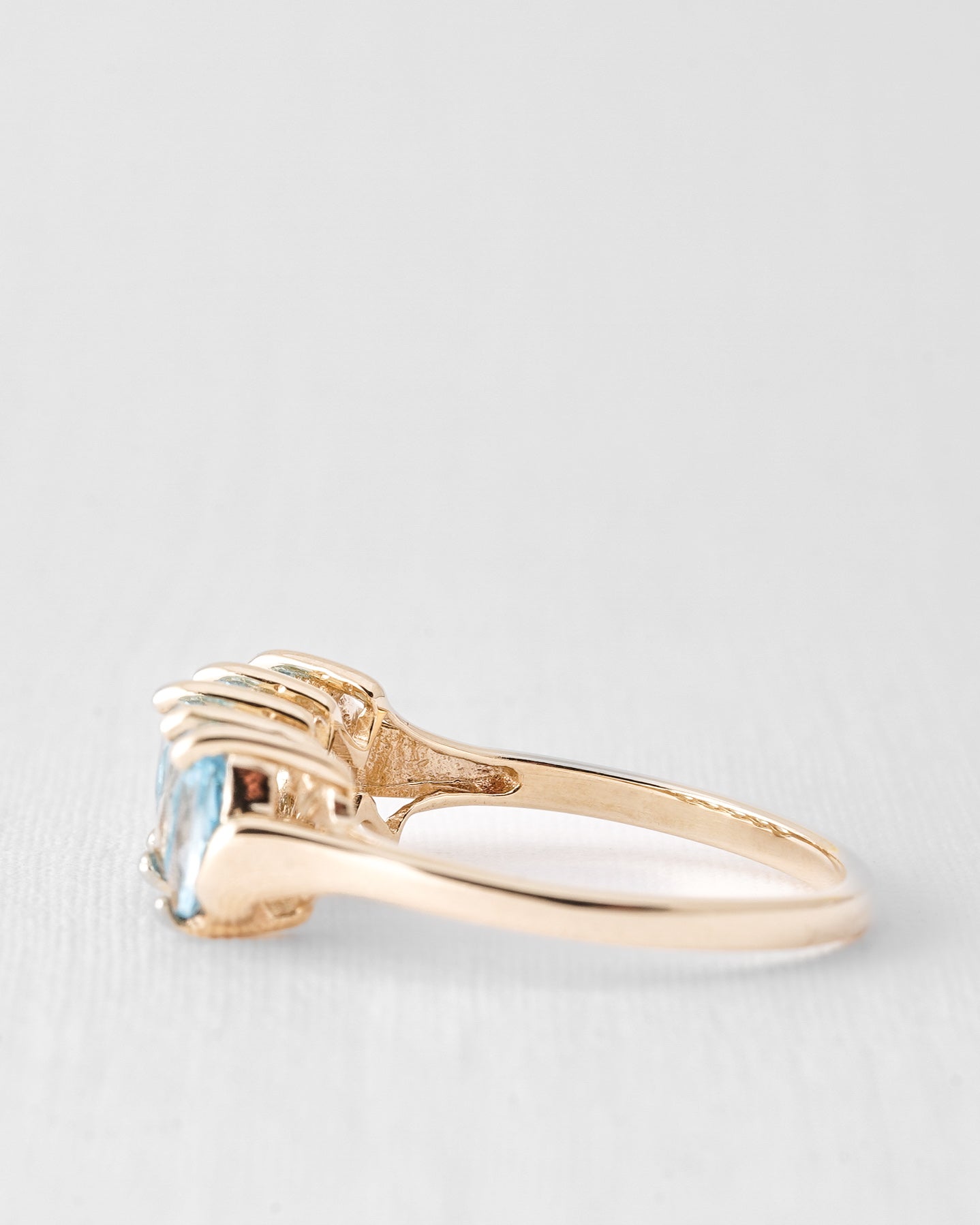 Sabine | Vintage Topaas Vijfsteen Ring