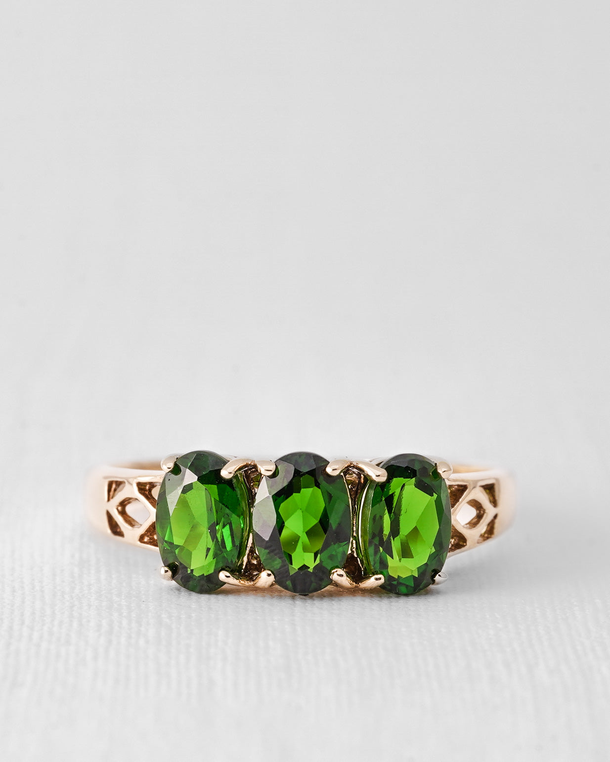 Amadine | Vintage Diopsiet Driesteen Ring