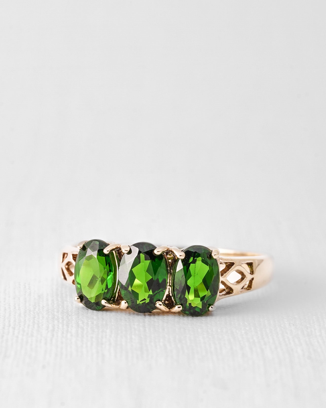 Amadine | Vintage Diopsiet Driesteen Ring