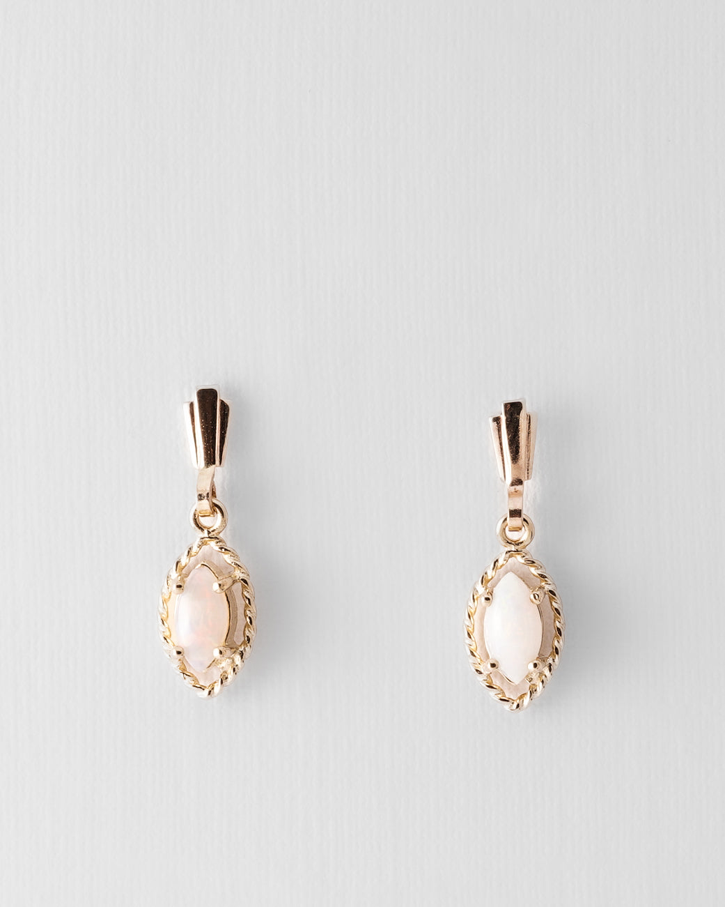 Aveline | Vintage Opaal Oorbellen