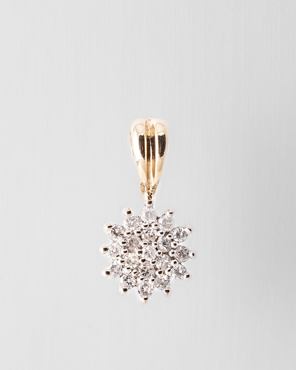 Celeste | Vintage Diamant Cluster Hanger