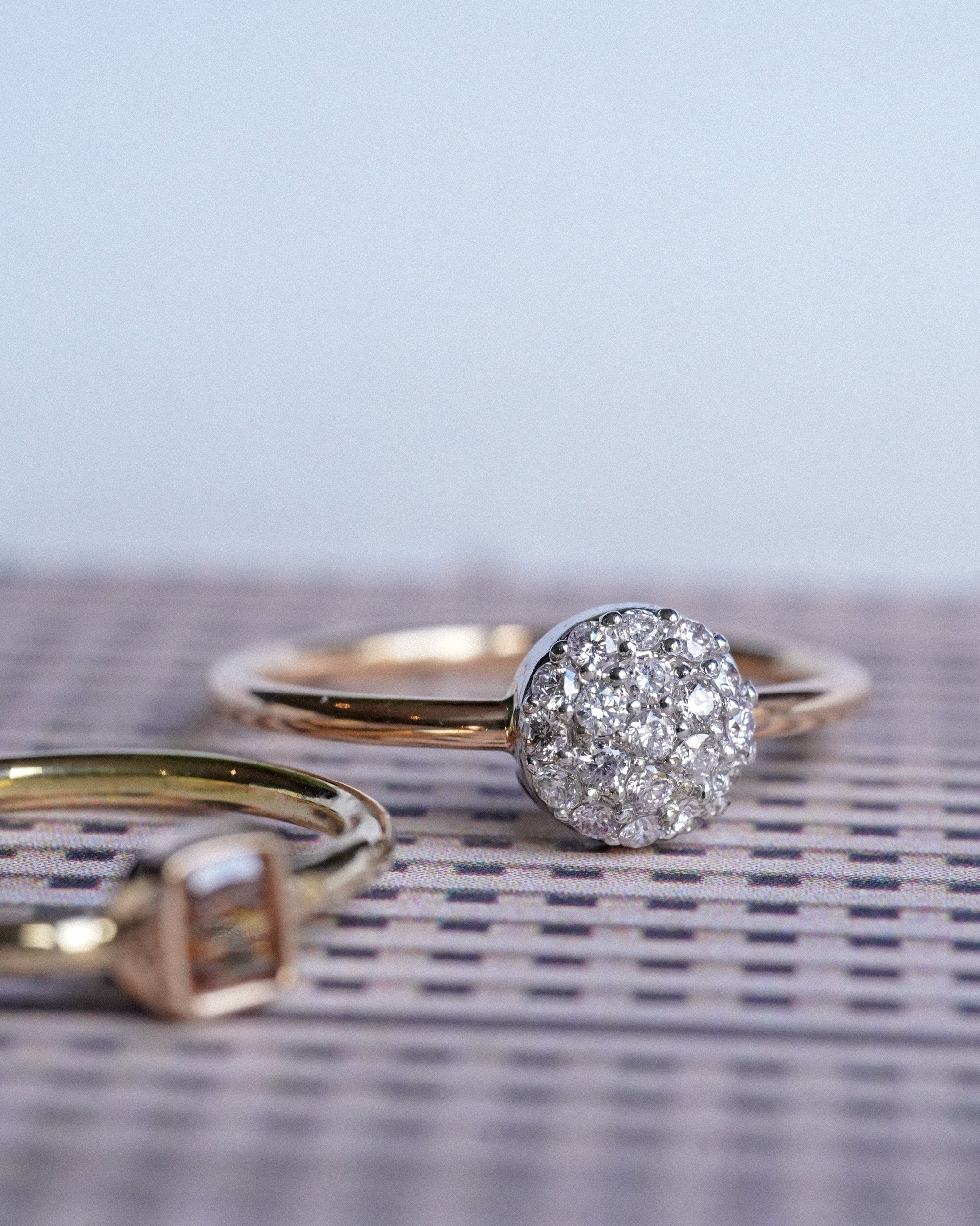 Pia | 14K Geel Goud & Briljant (0.27ct) Cluster Ring