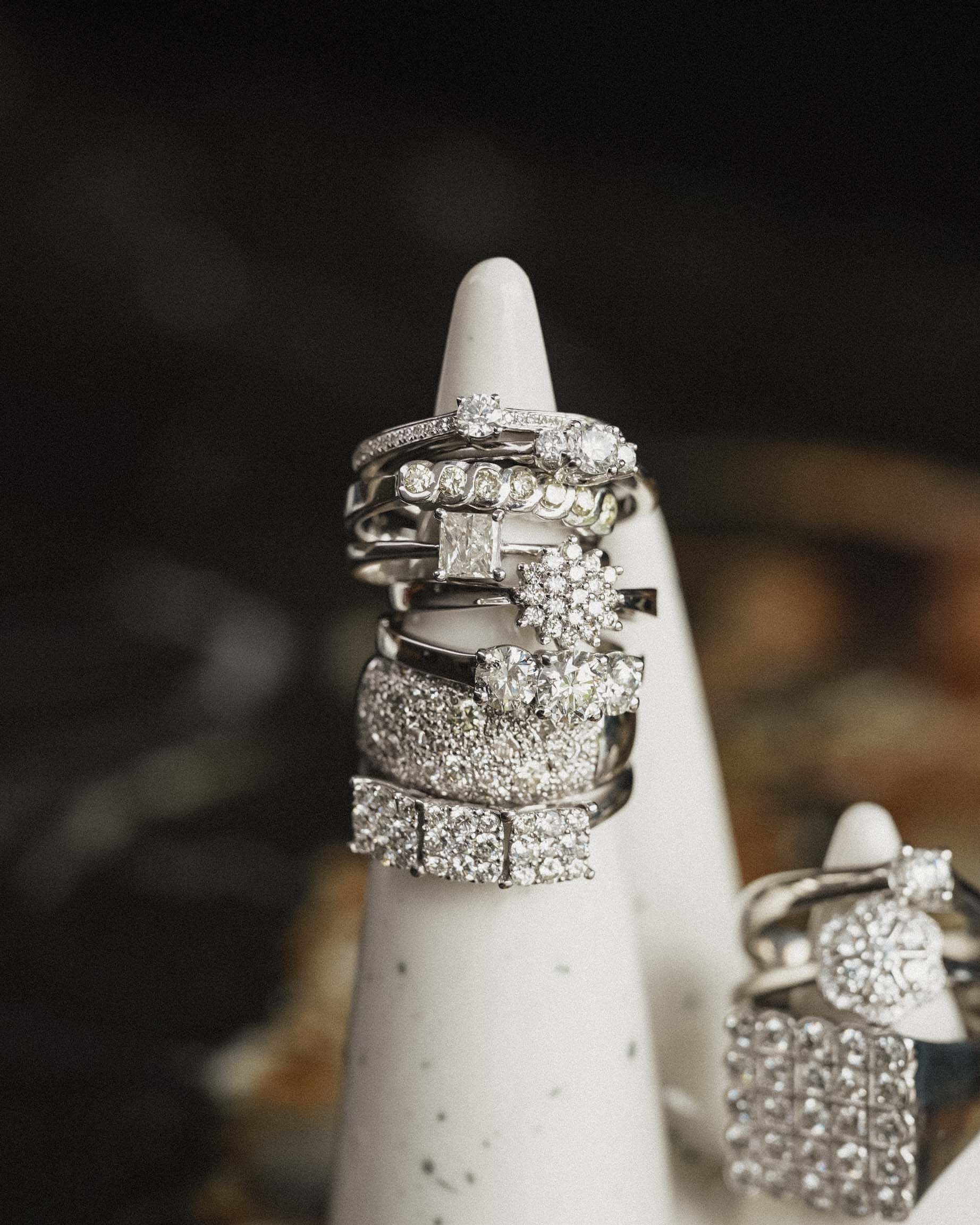 Cassia | 14K White Gold & Diamond (0.31ct) Brilliant Cut Ring