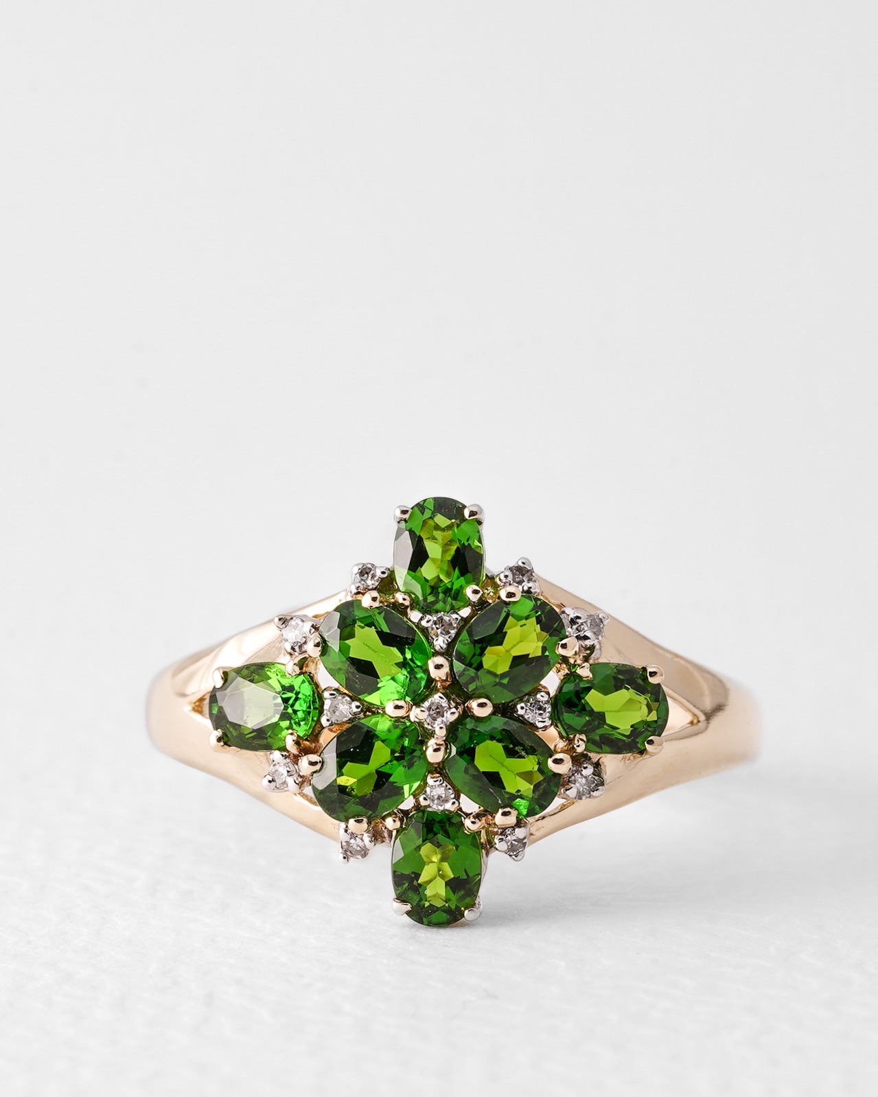 Esmée | Vintage Diopside & Diamant