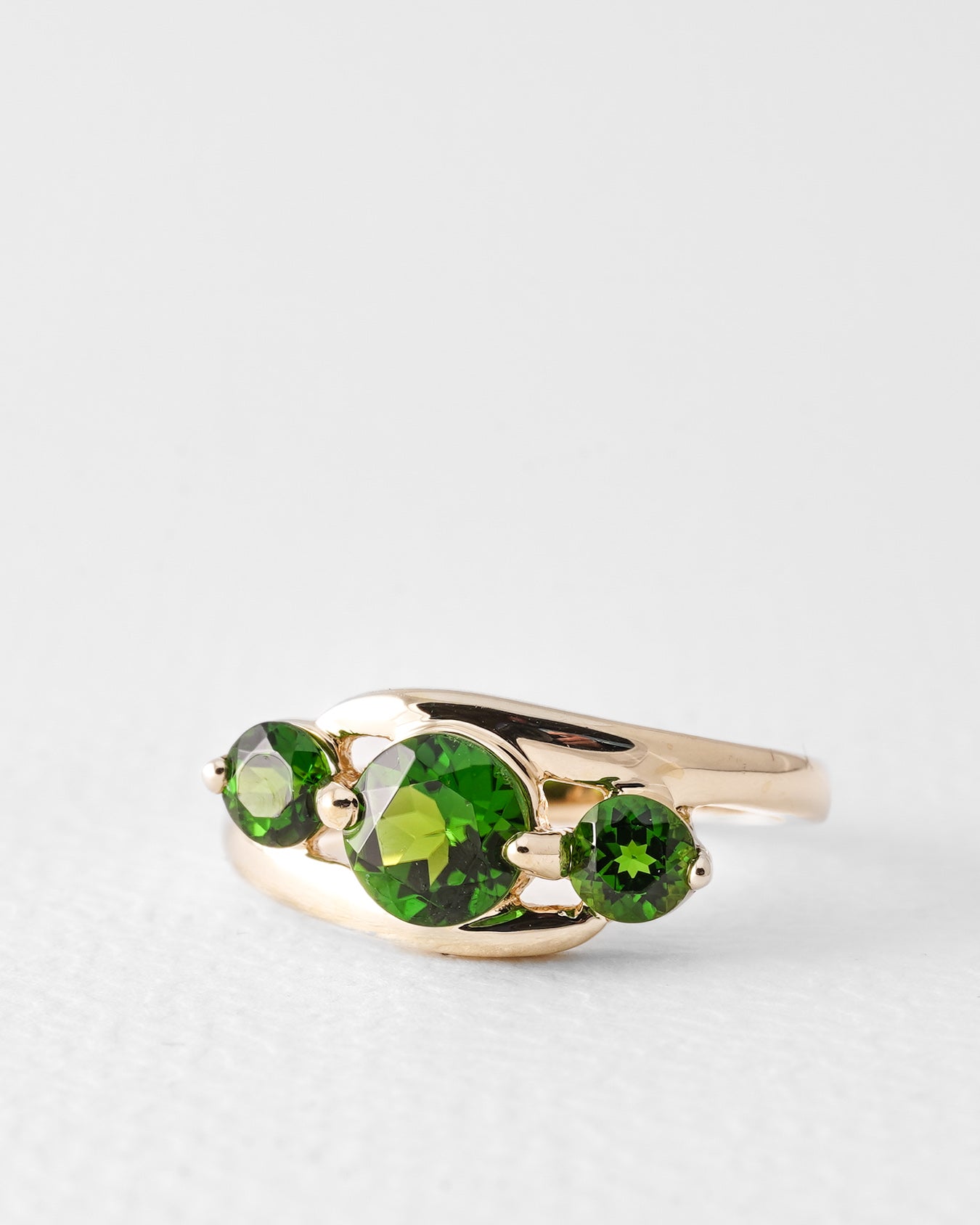 Brune | Vintage Diopside Triologie Ring