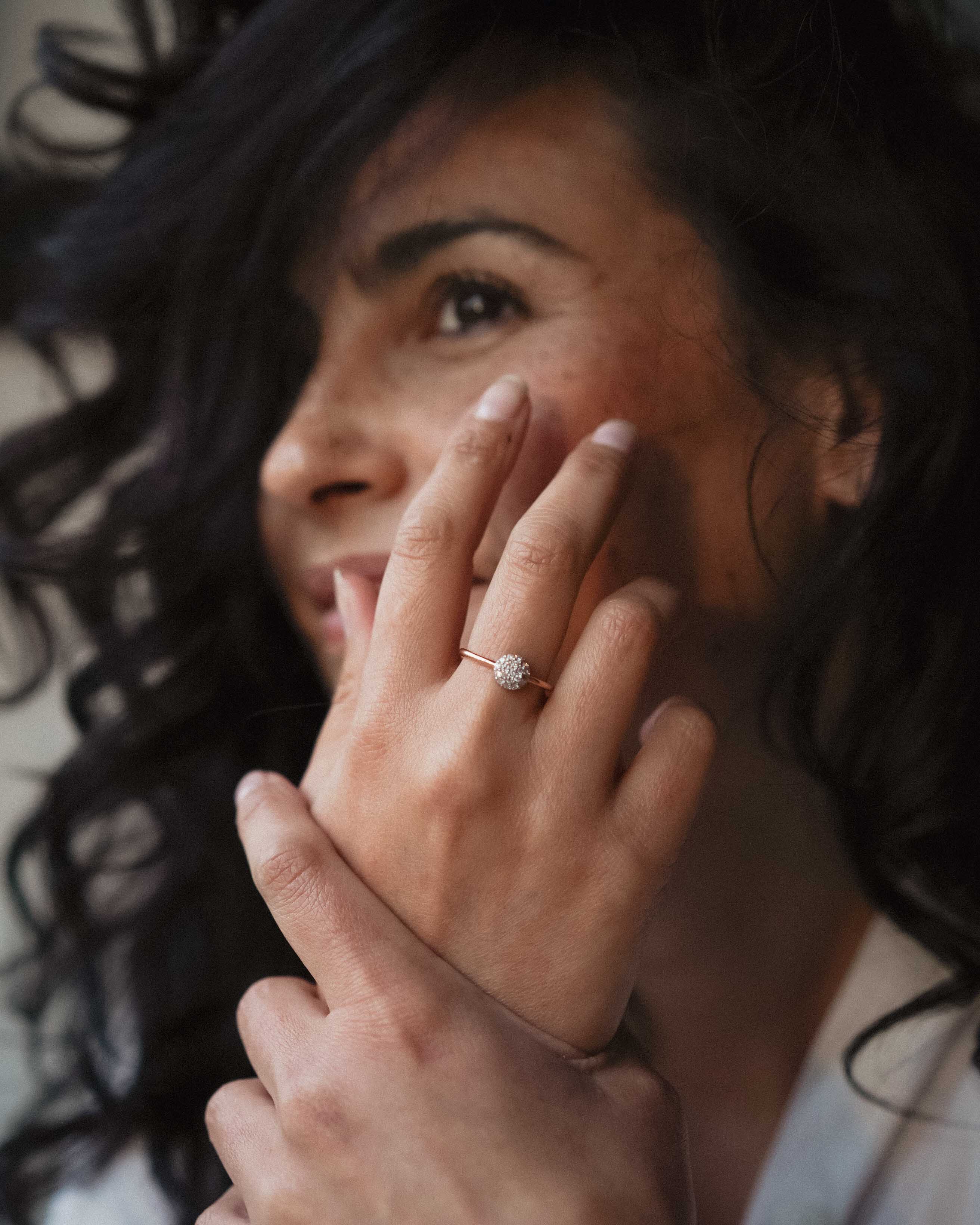 Pia | 14K Geel Goud & Briljant (0.27ct) Cluster Ring