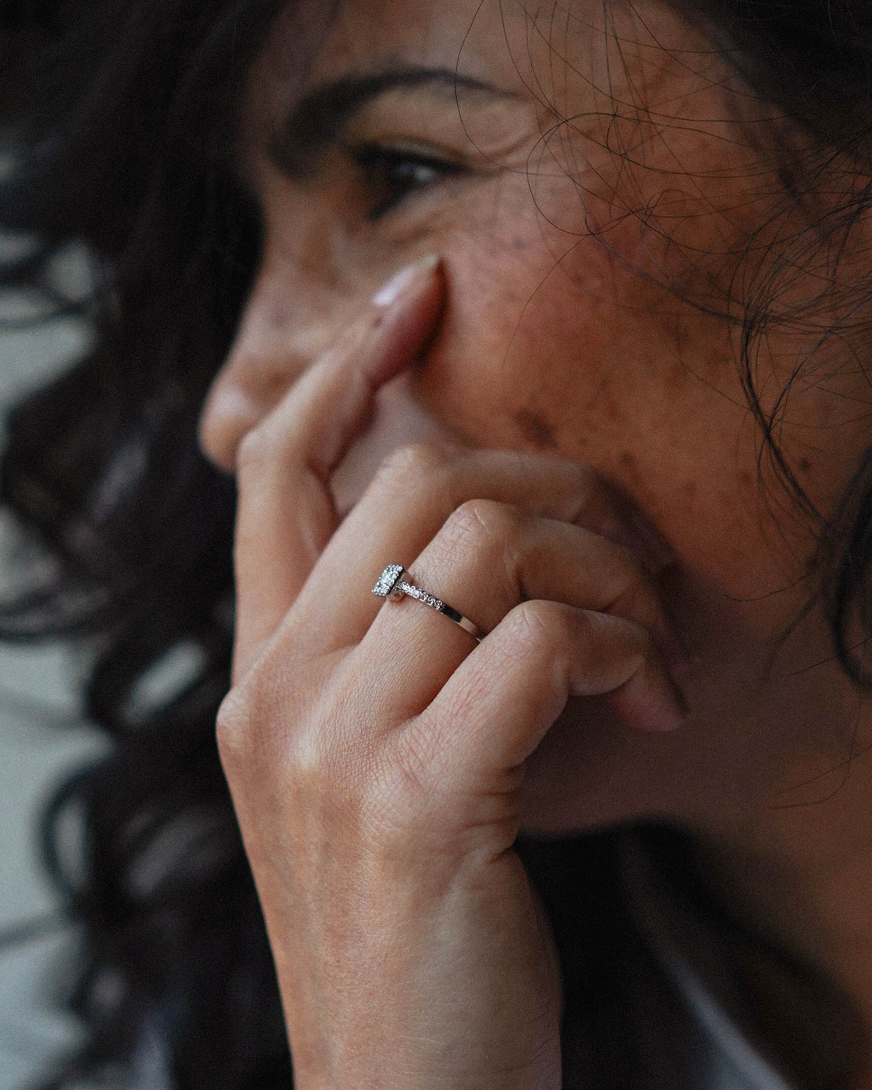 Maartje | 14K Wit Goud Briljant (0.34ct) Solitair Halo Ring