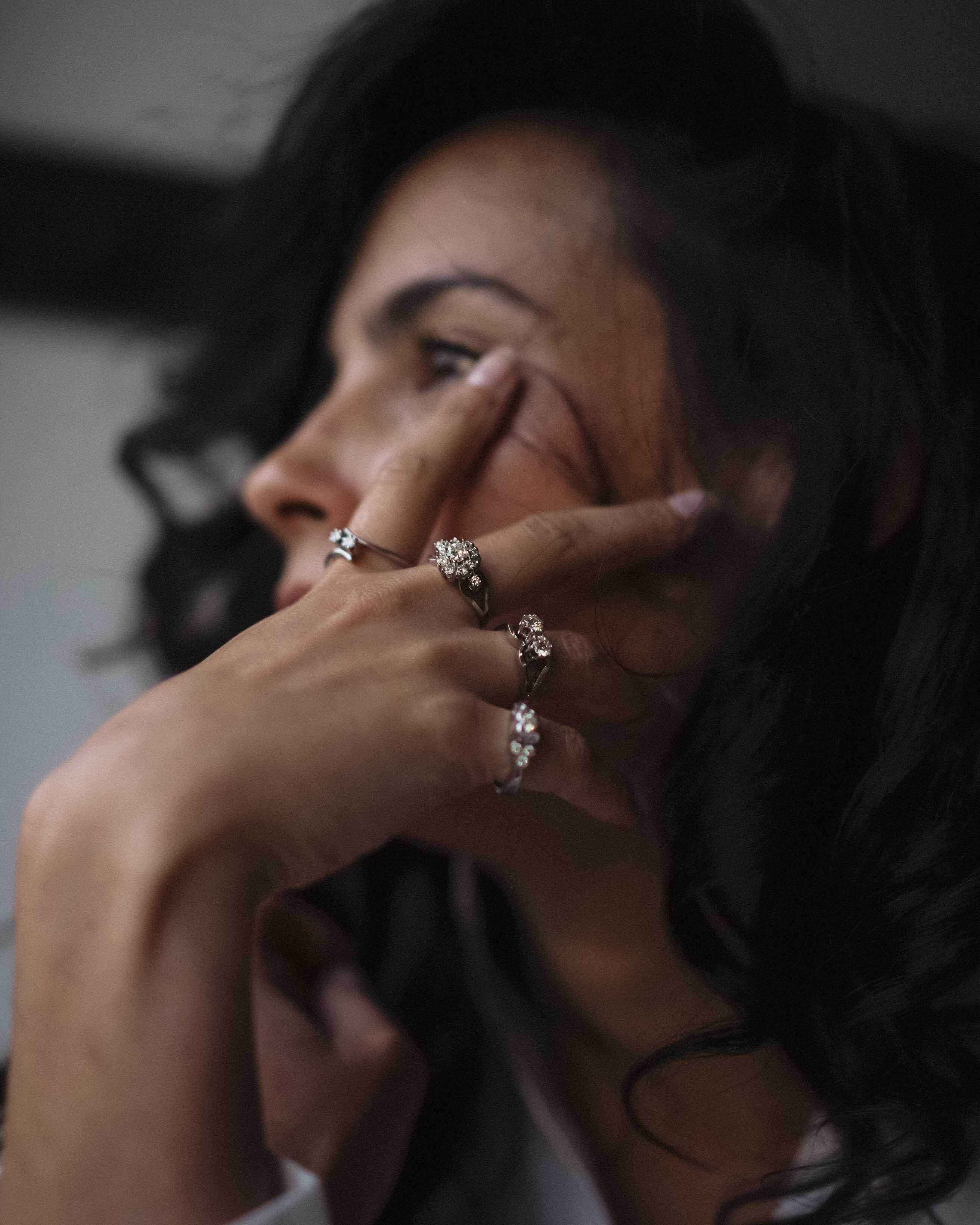 Maribelle | 14K Witgoud Briljant (0.2ct) Dress Ring - Menina Amsterdam