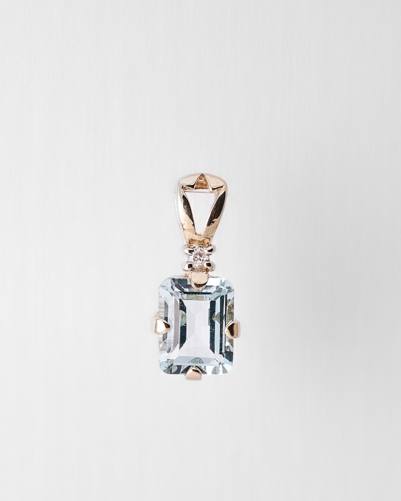 Fenara | Vintage Topaas en Diamant Hanger