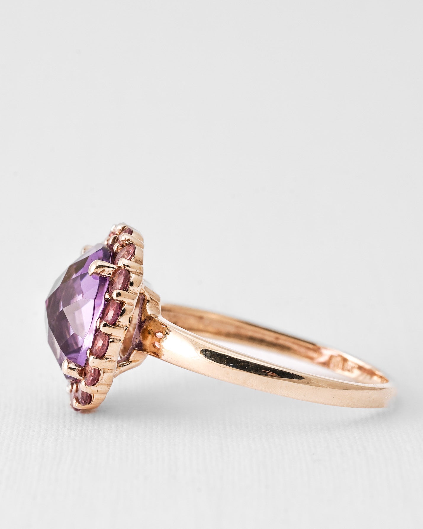 Isoria | Vintage Amethyst & Tourmaline Cluster Ring