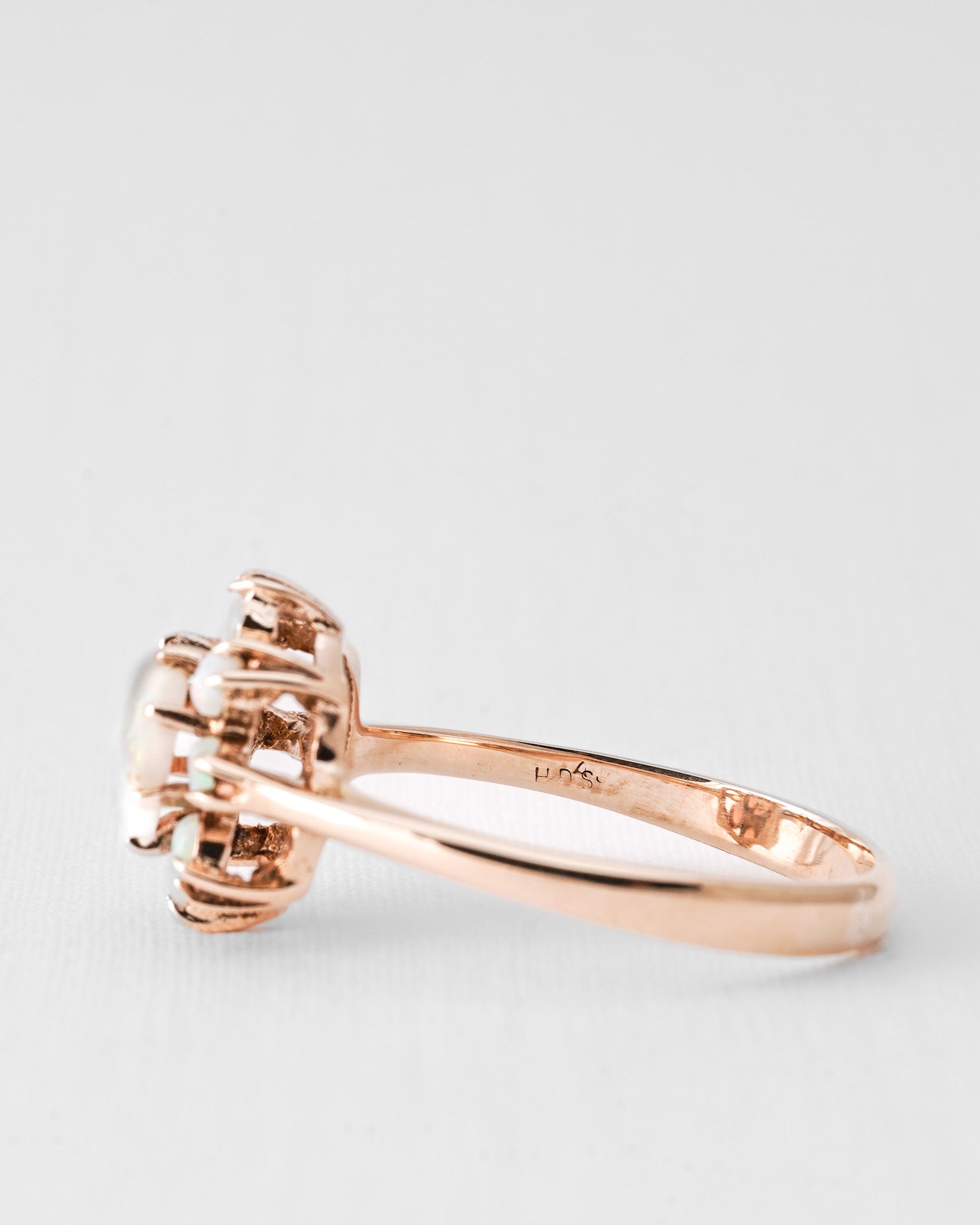 Marielle | Vintage Opaal Cluster Ring