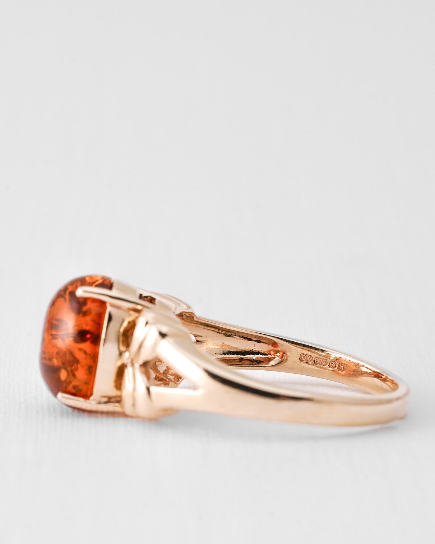 Verina | Vintage Amber Solitair Ring