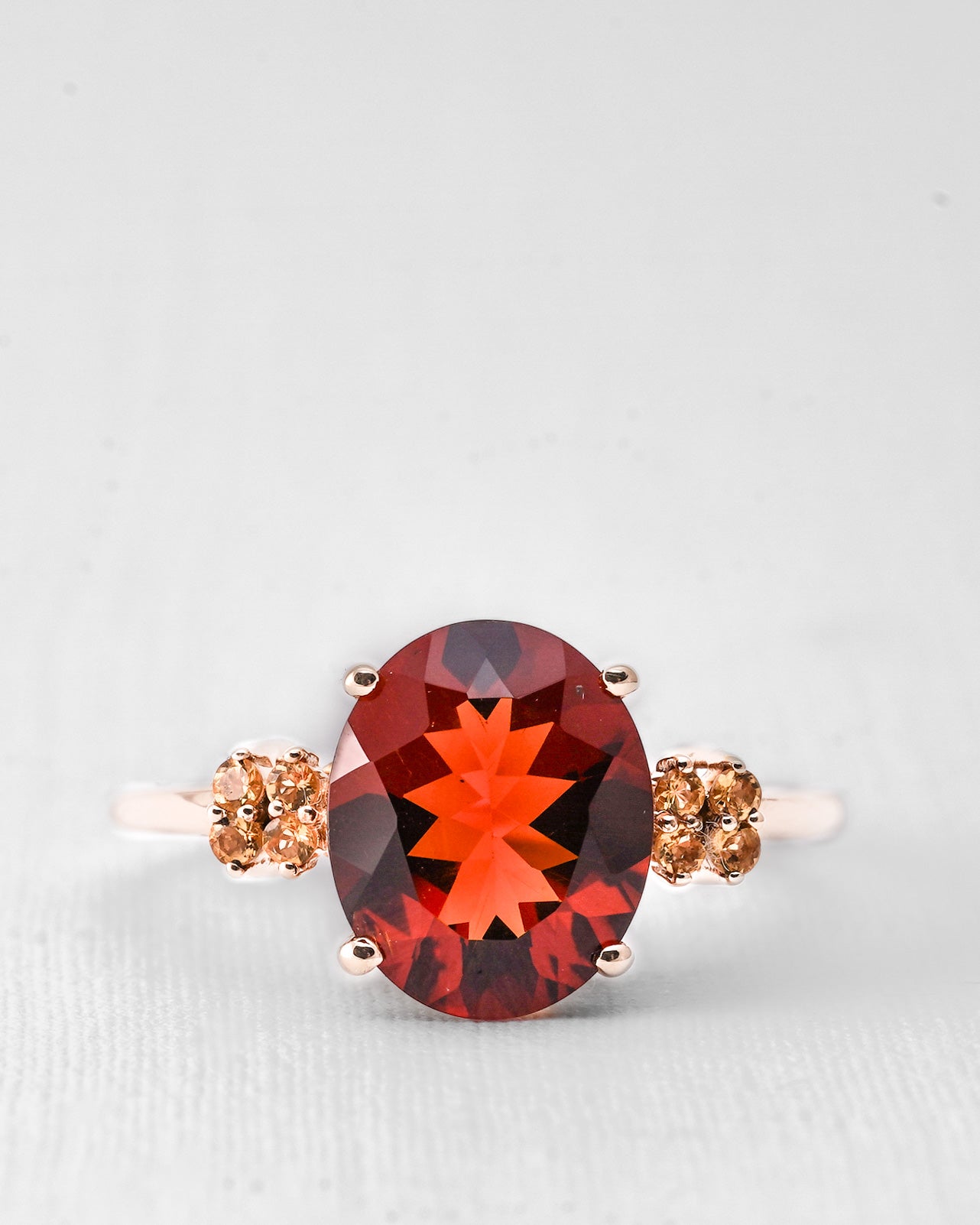 Esmira | Vintage Citrien Solitair Ring