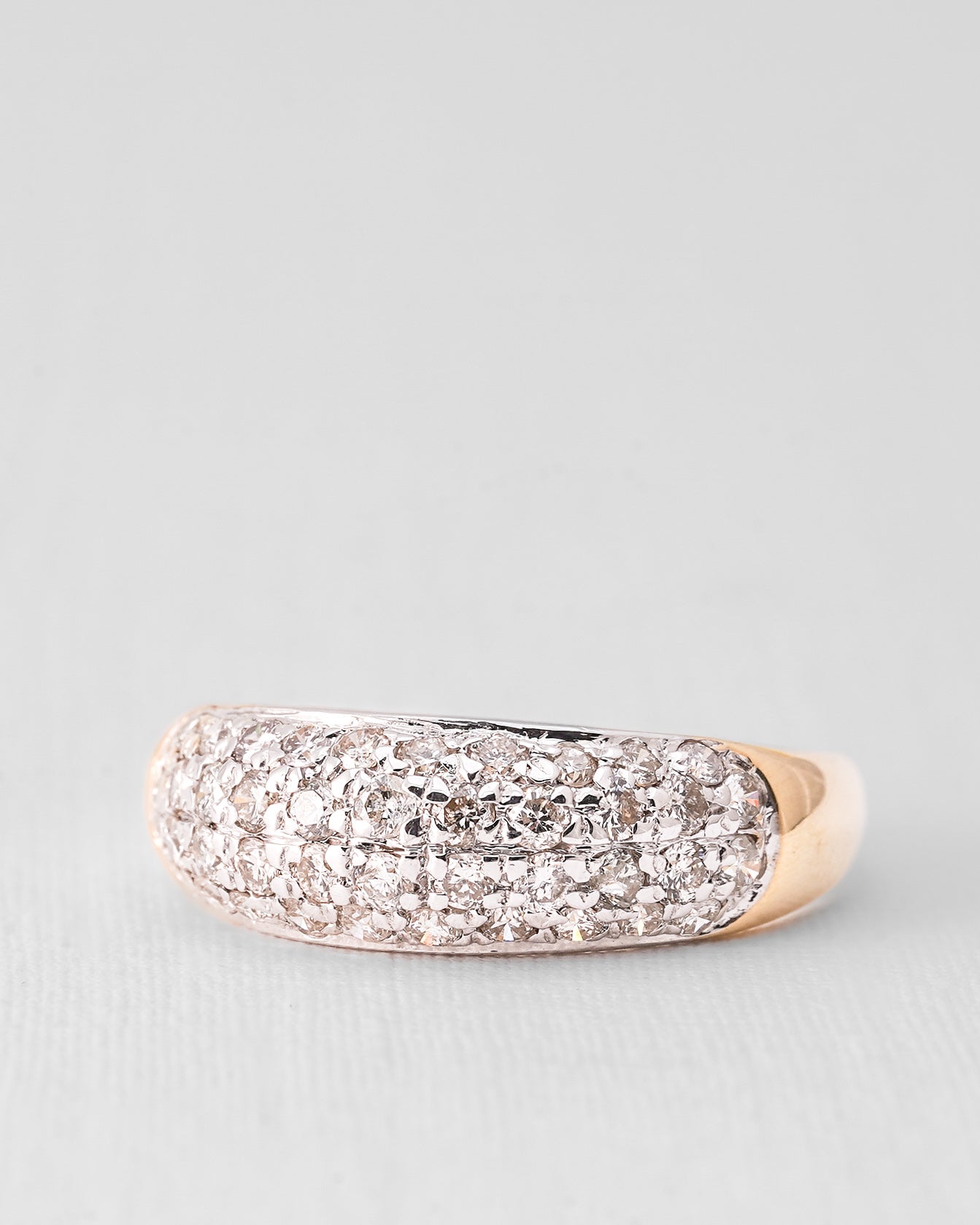 Mirelle | 14K Geelgoud & Diamant (0.94ct) Brilliant Cut Ring