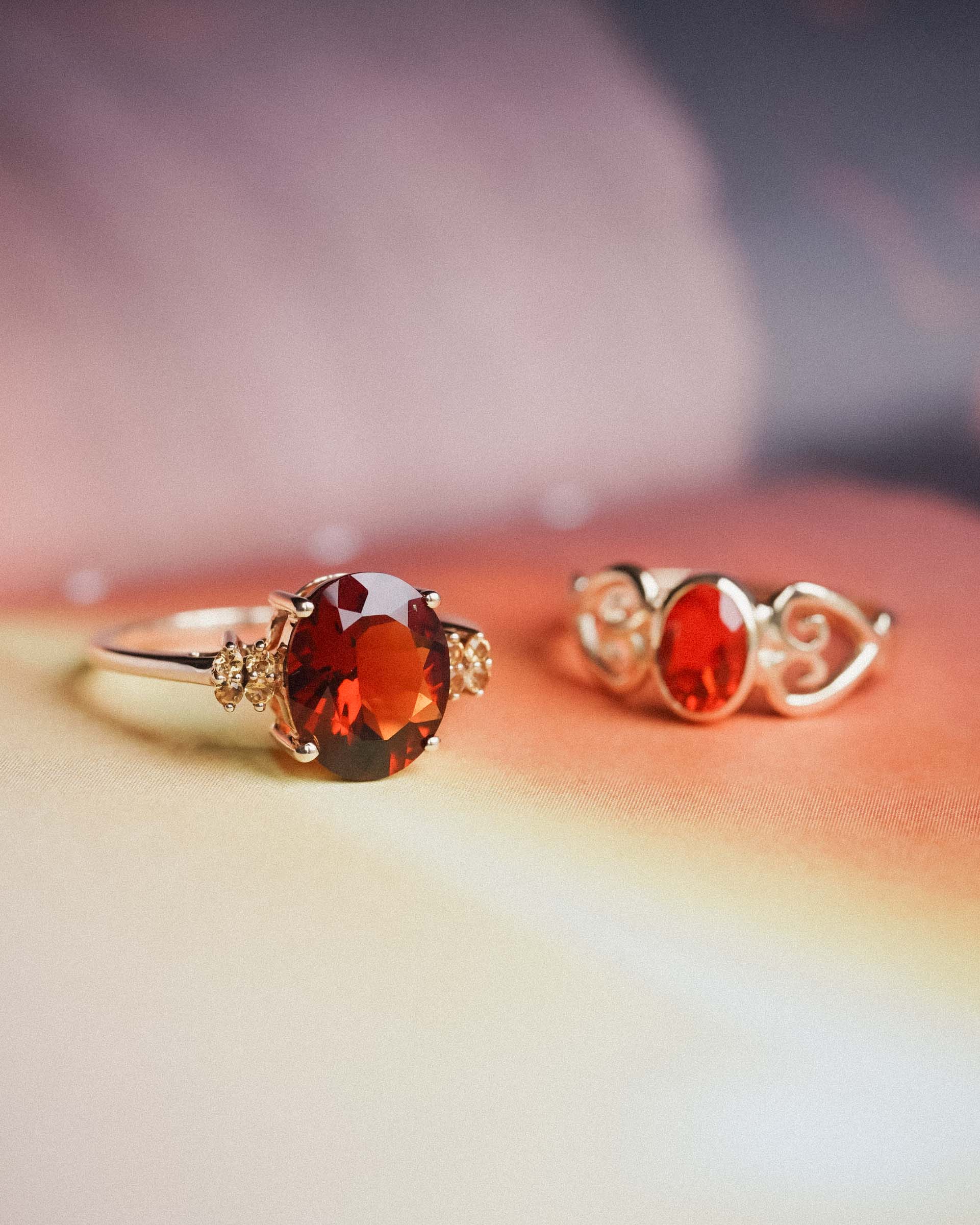 Esmira | Vintage Citrien Solitair Ring