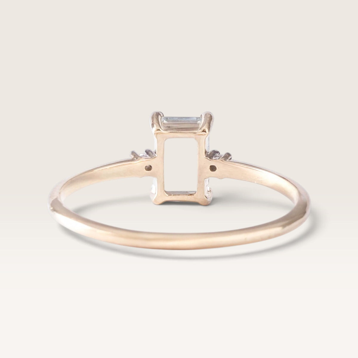 Odette | Aquamarijn & Diamant Ring - Menina Amsterdam