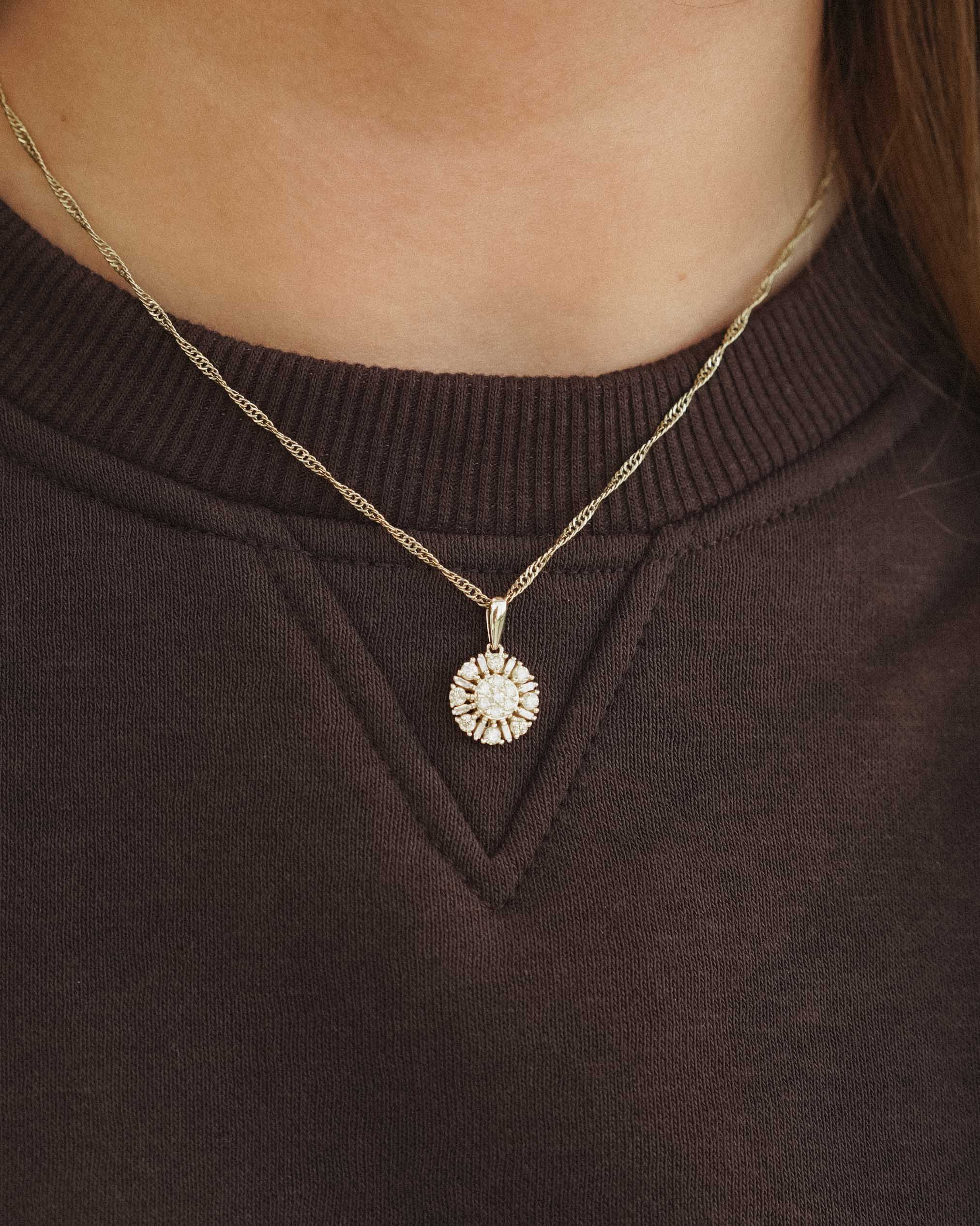 Lirenne | Vintage Diamant Cluster Hanger