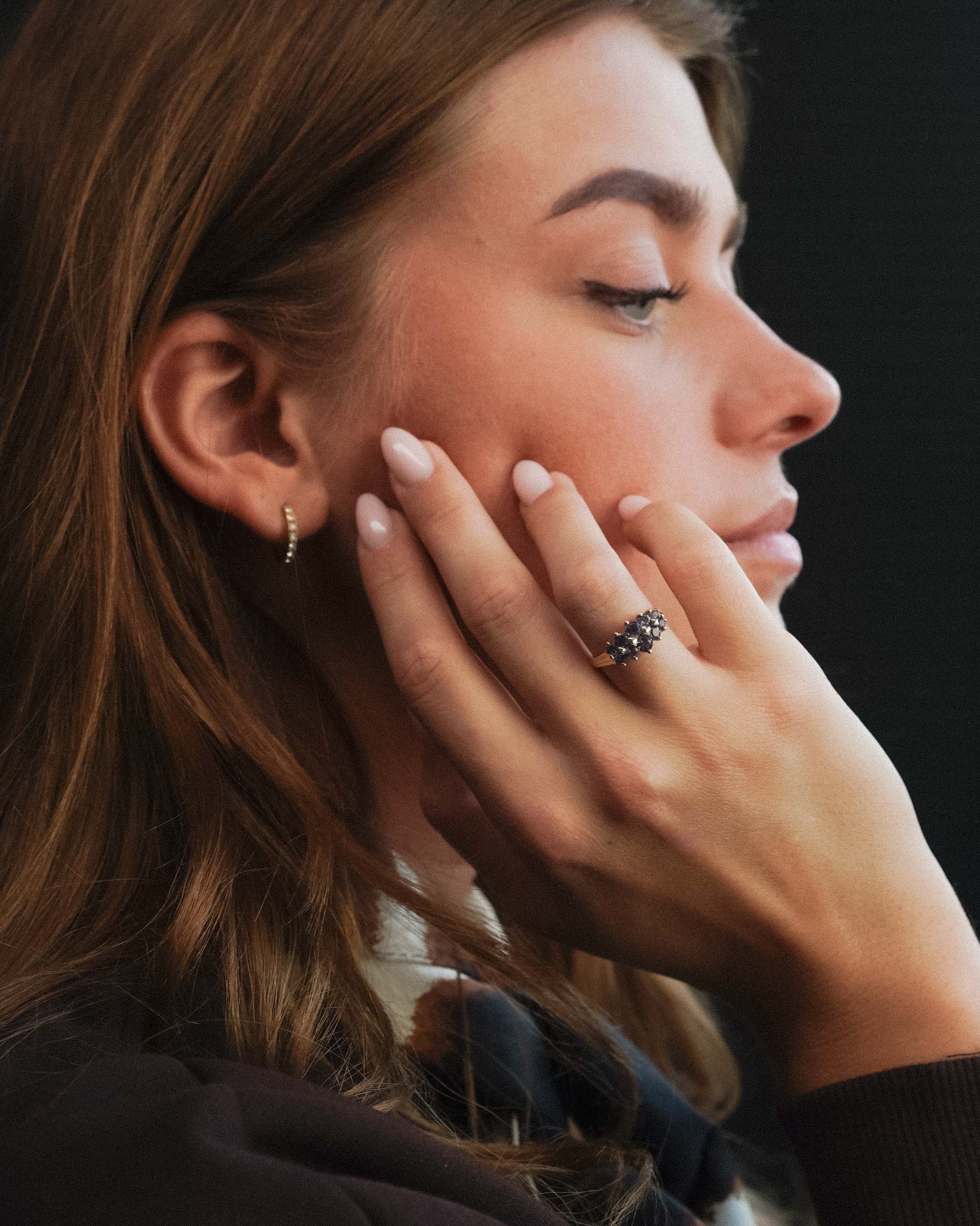 Ravena | Vintage Ioliet Cluster Ring