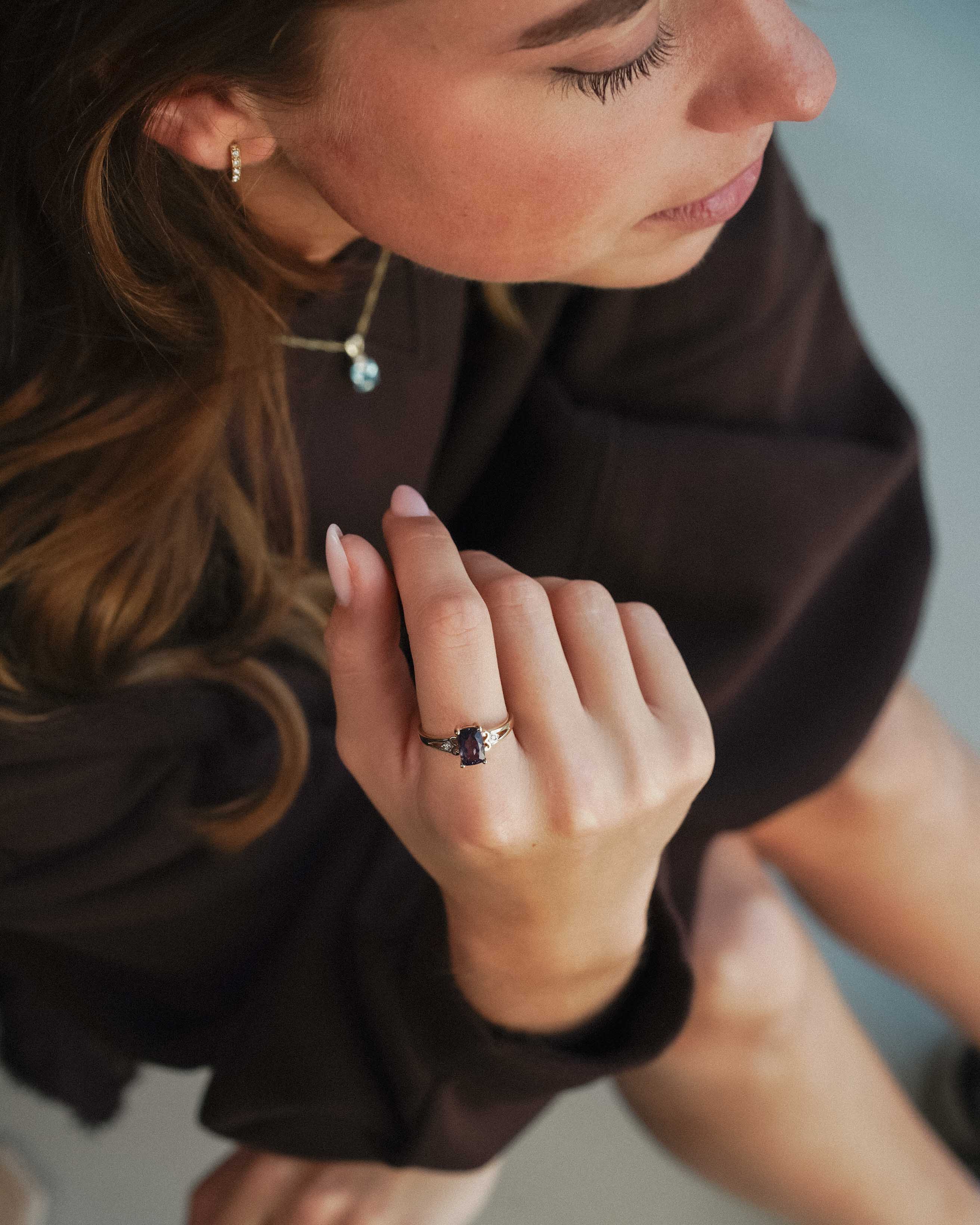 Vionne | Vintage Ioliet & Diamant Ring