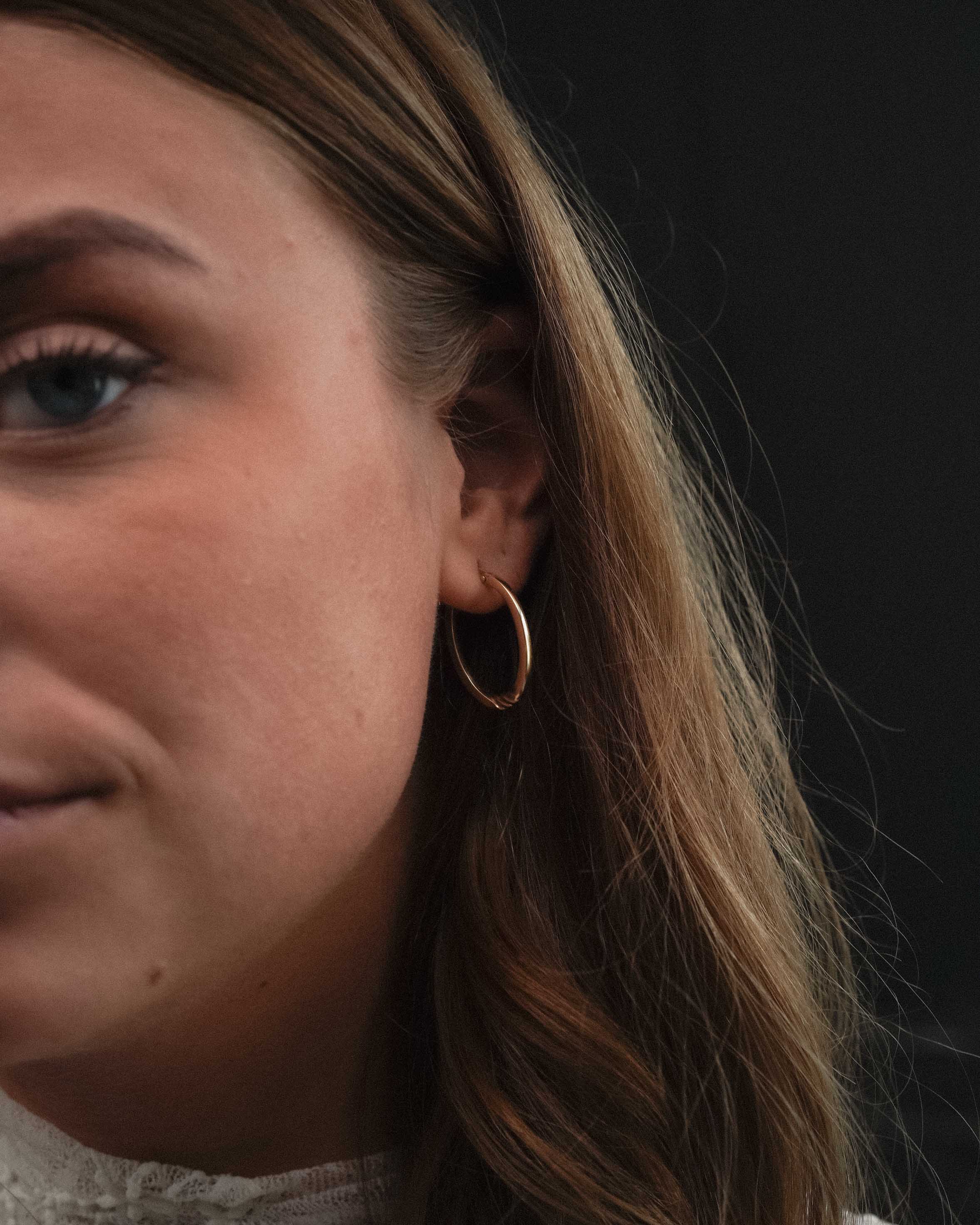 Saphra | Vintage Creool Oorbellen