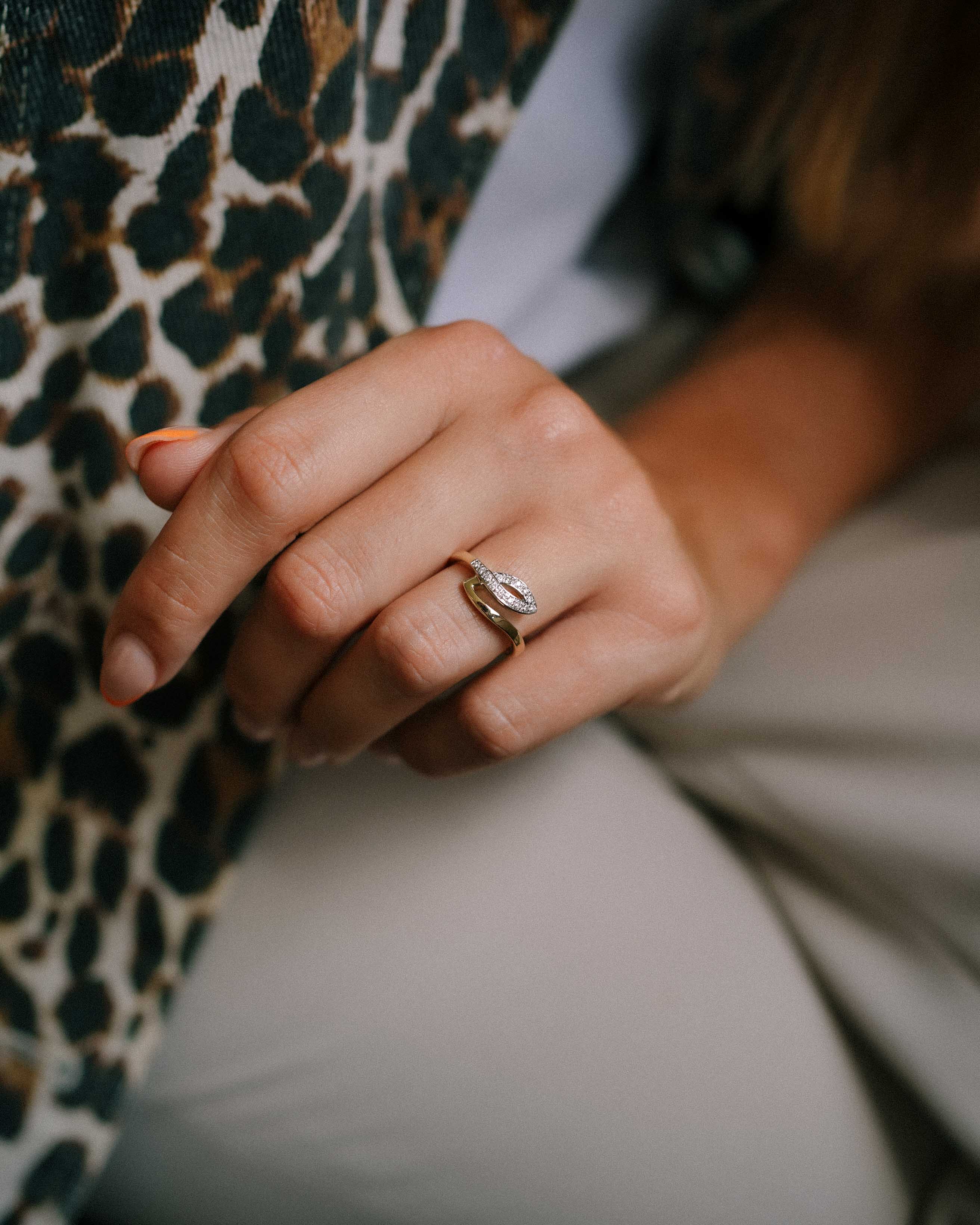 Ema | Vintage Diamond Dress Ring