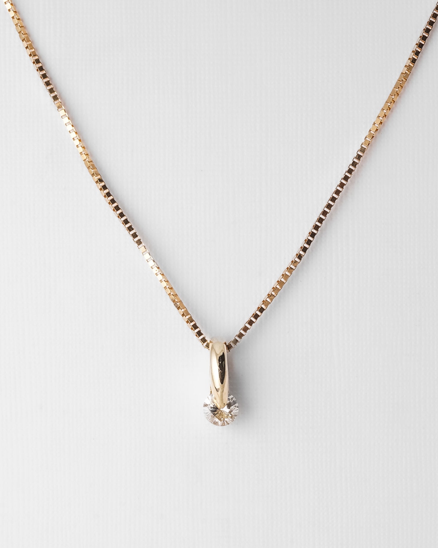 Soraya | 14K Geel Gouden Diamanten (0.04ct) Hanger